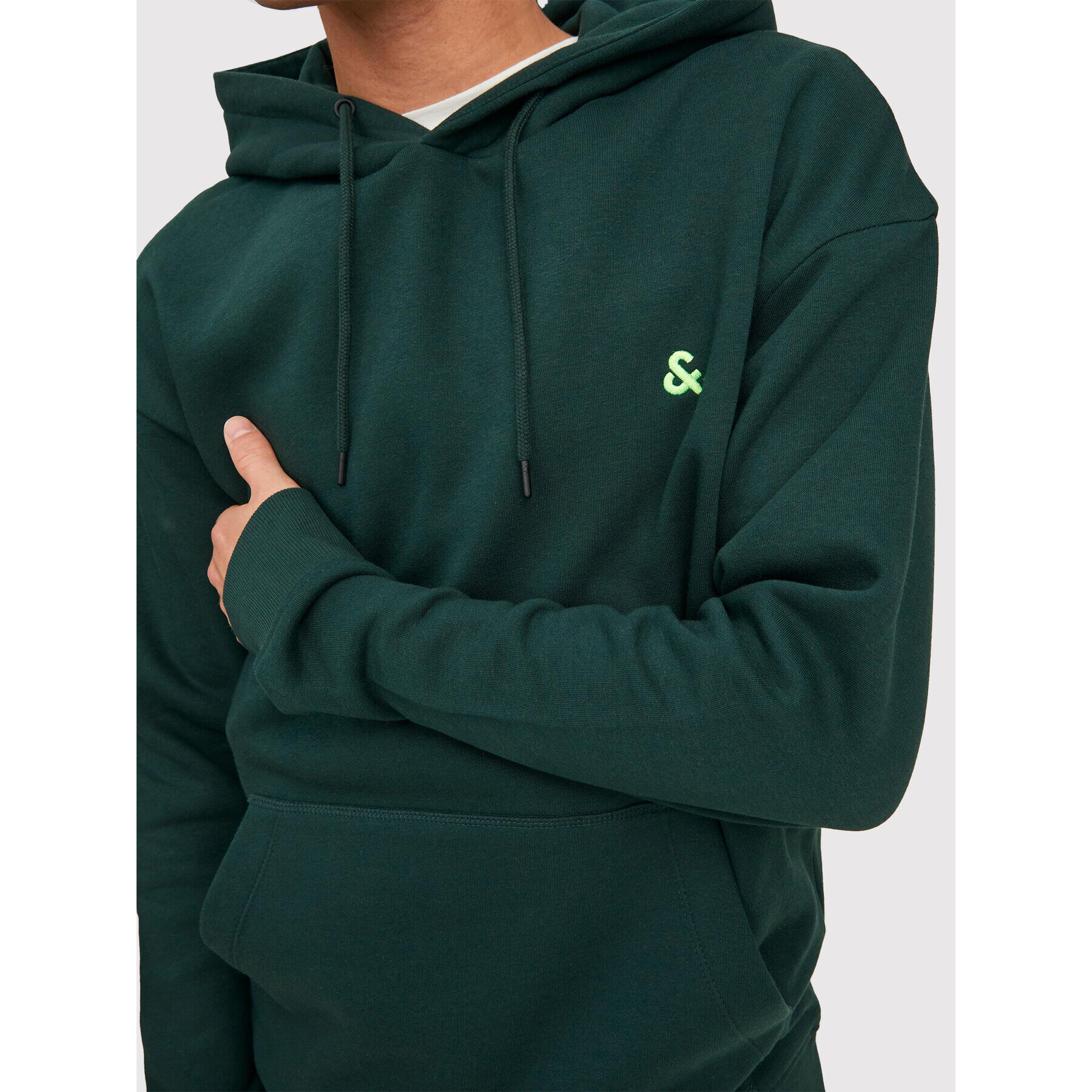 Jack&Jones Bluză Star 12212404 Verde Regular Fit - Pled.ro