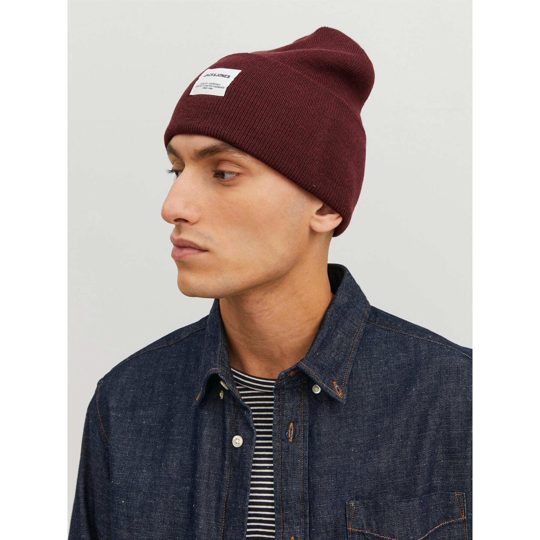 Jack&Jones Căciulă 12150627 Vișiniu - Pled.ro