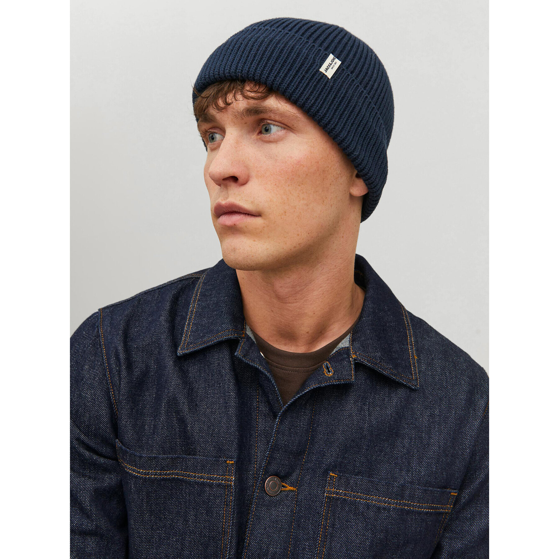 Jack&Jones Căciulă 12193386 Bleumarin - Pled.ro