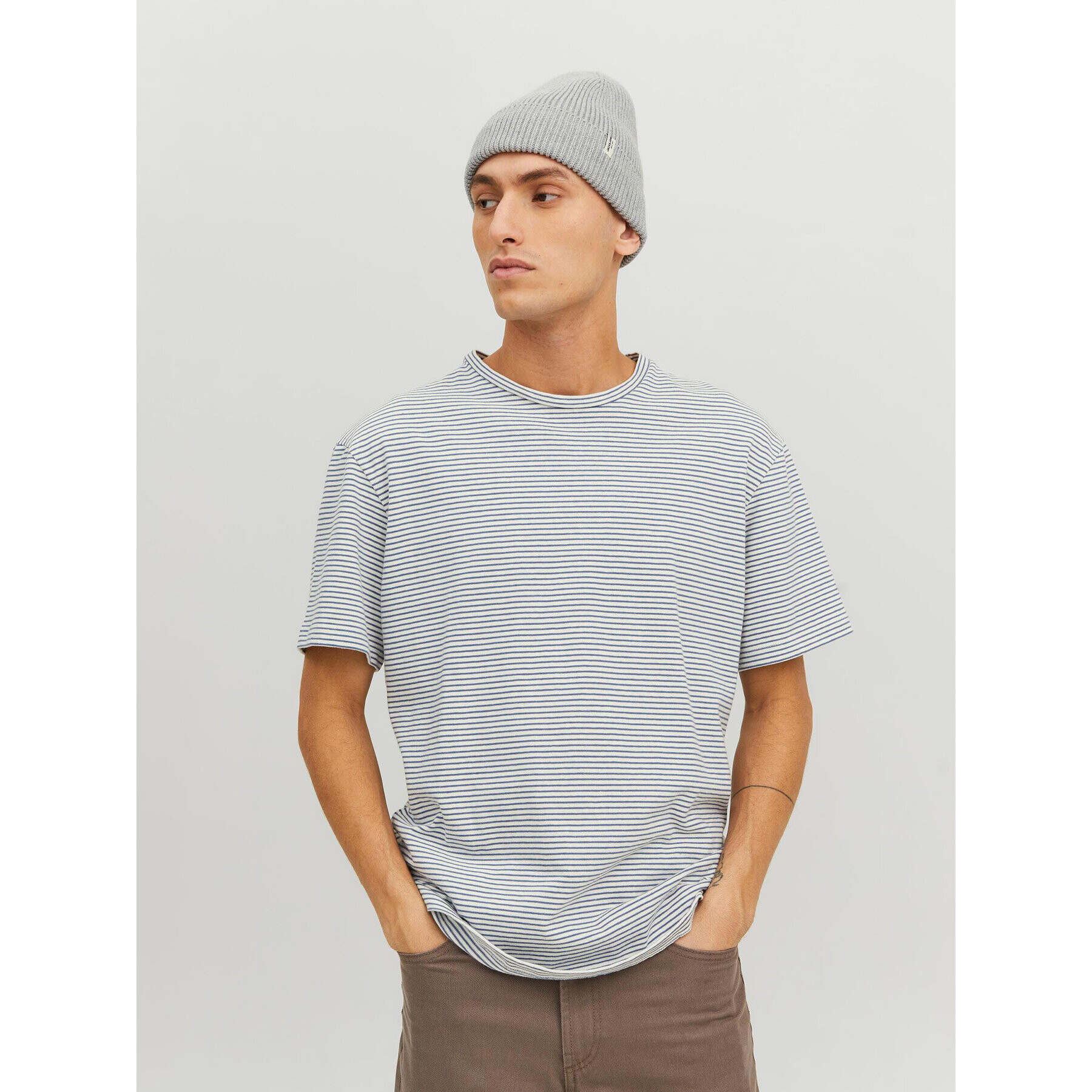 Jack&Jones Căciulă 12193386 Gri - Pled.ro