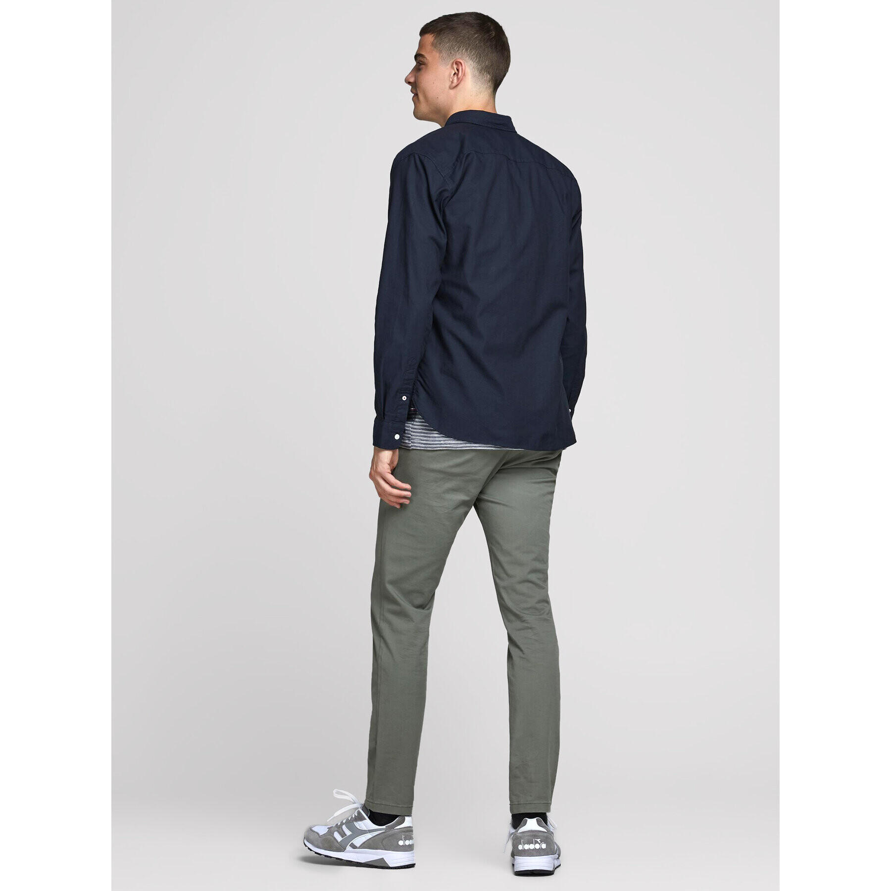 Jack&Jones Cămașă Classic 12172736 Bleumarin Slim Fit - Pled.ro