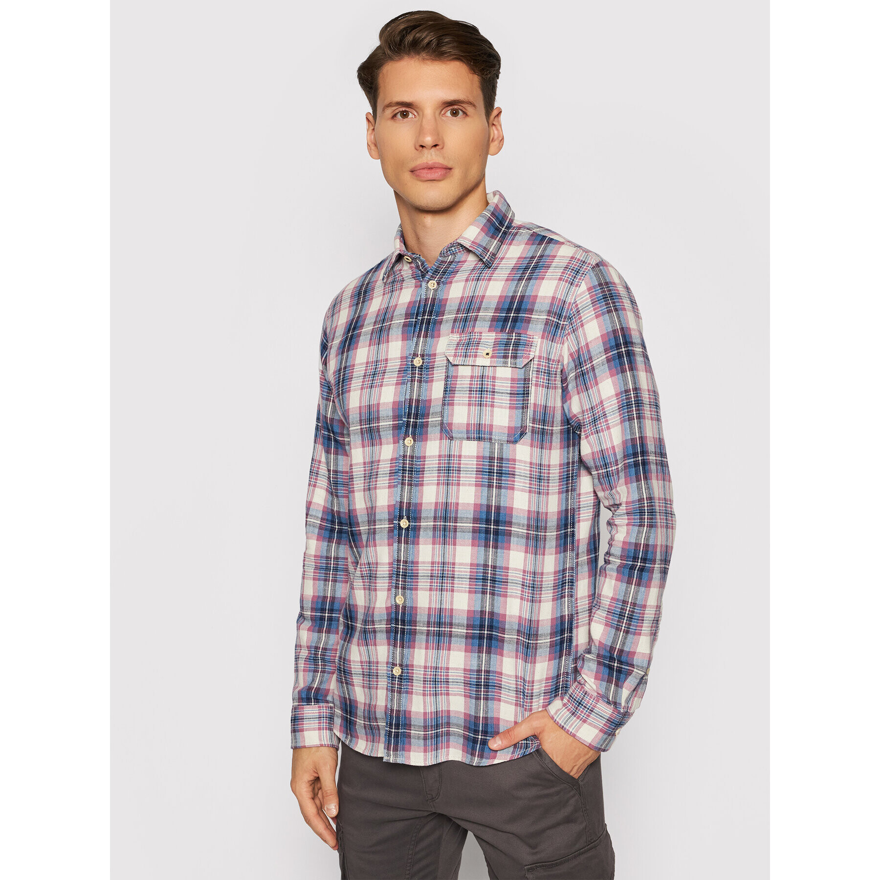 Jack&Jones Cămașă Jones 12191169 Roz Comfort Fit - Pled.ro