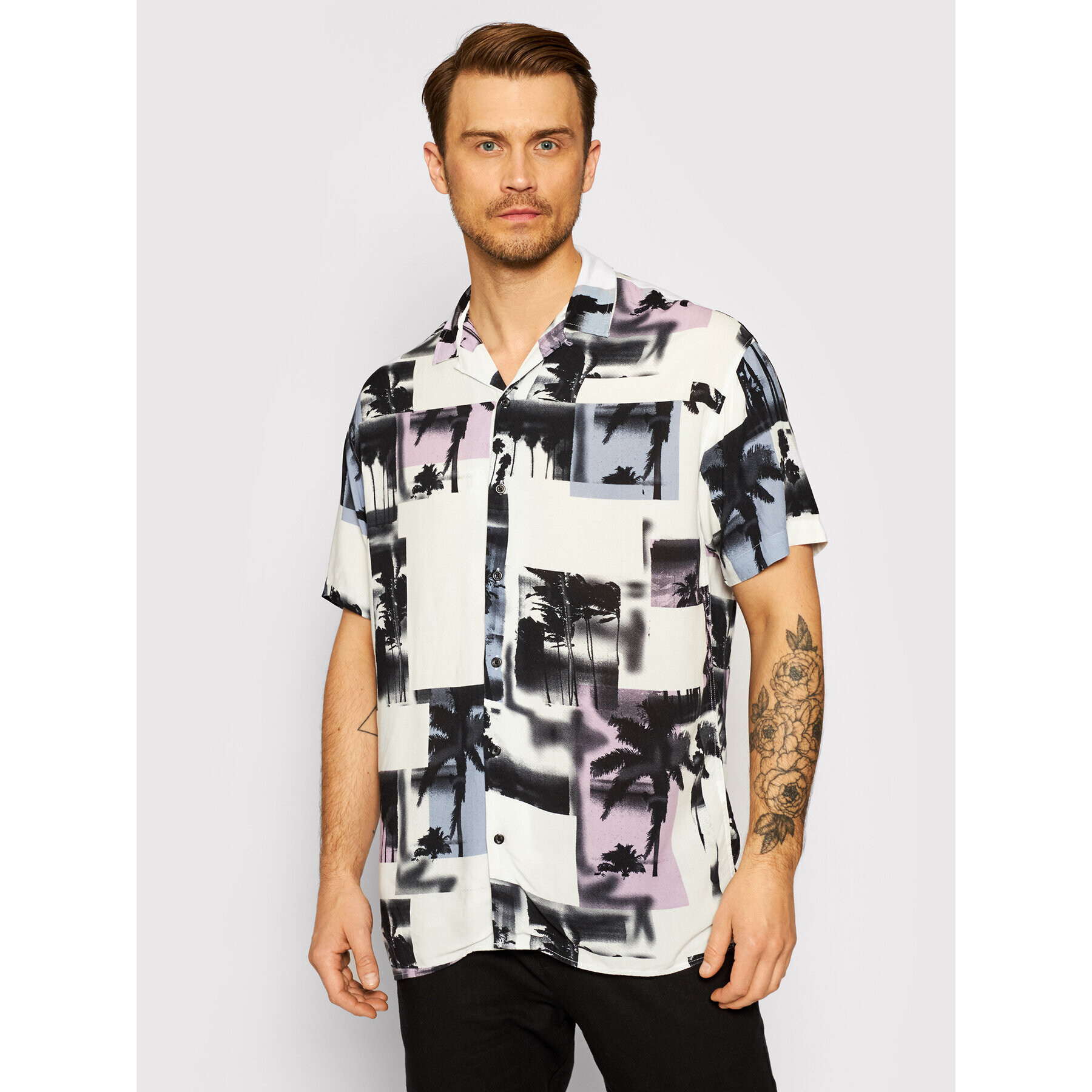 Jack&Jones Cămașă Tide 12179803 Colorat Relaxed Fit - Pled.ro