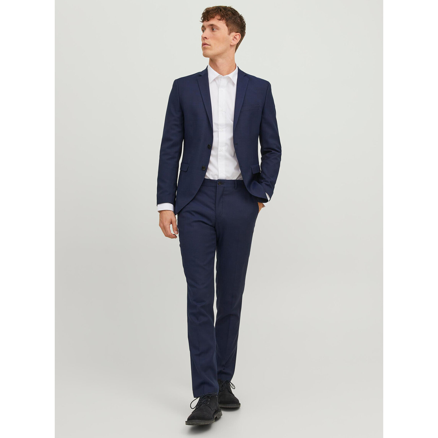 Jack&Jones Cămașă 12187222 Alb Slim Fit - Pled.ro