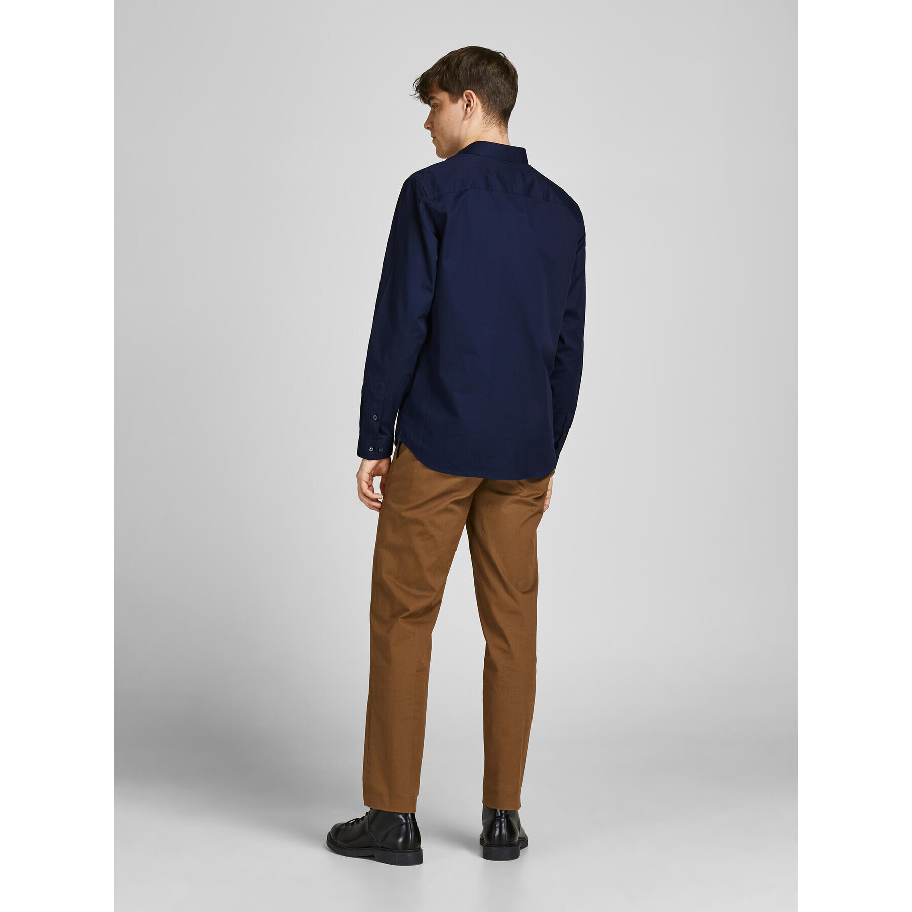 Jack&Jones Cămașă 12201905 Bleumarin Slim Fit - Pled.ro