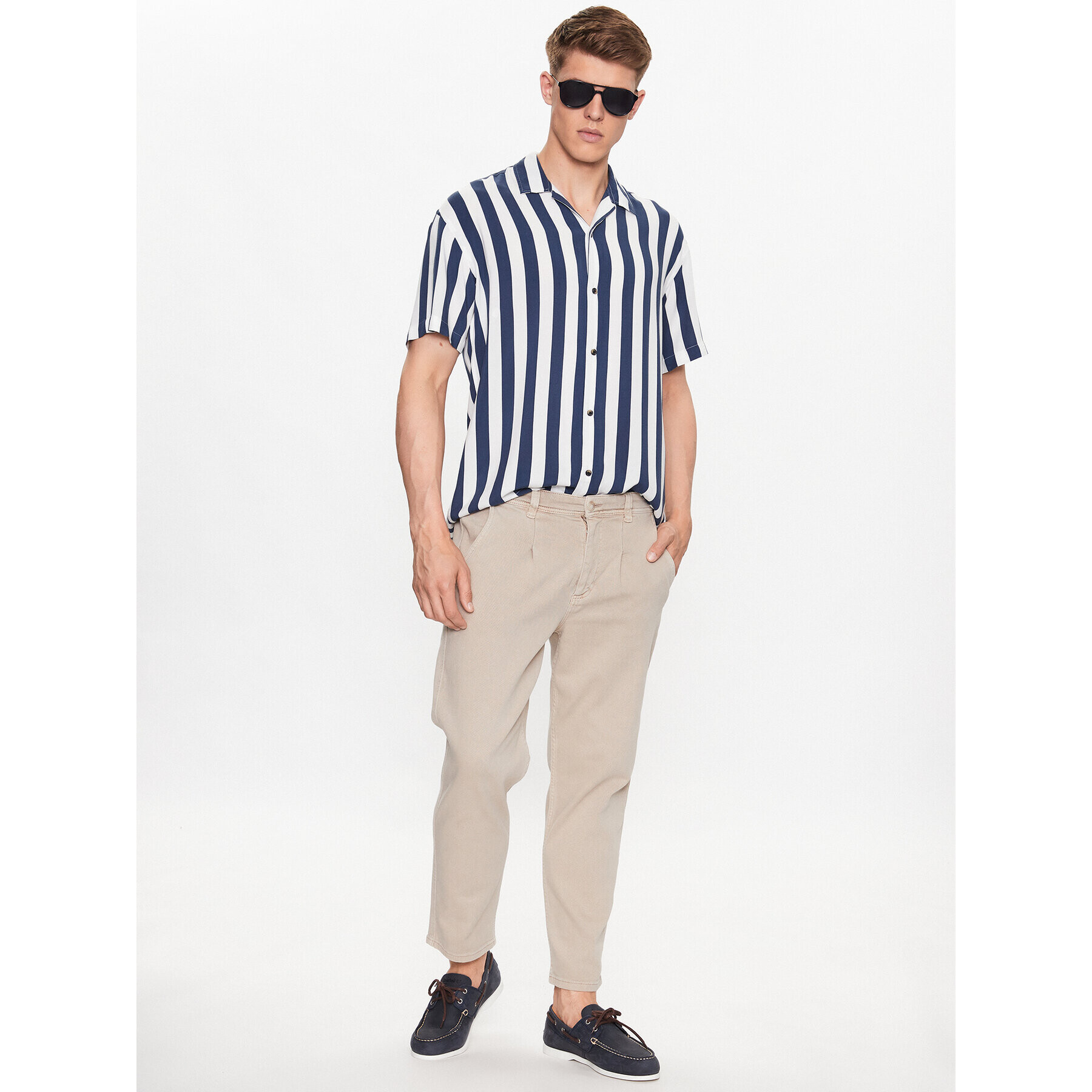 Jack&Jones Cămașă 12220423 Albastru Relaxed Fit - Pled.ro