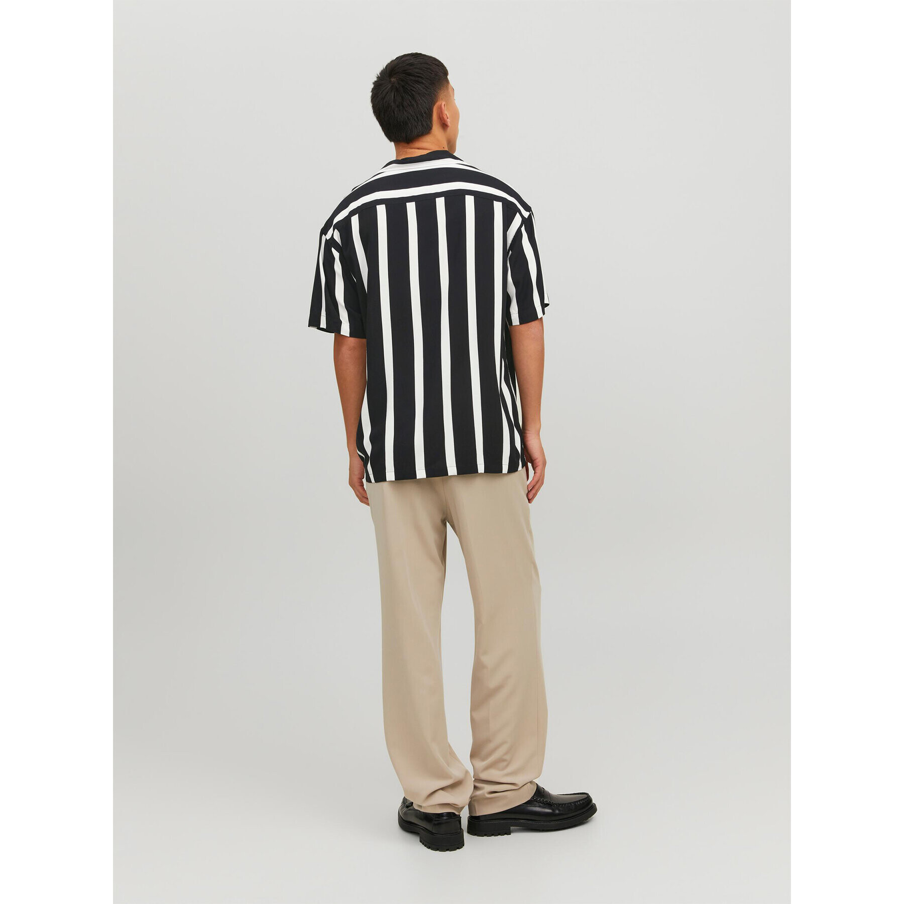 Jack&Jones Cămașă Jeff 12220423 Negru Relaxed Fit - Pled.ro