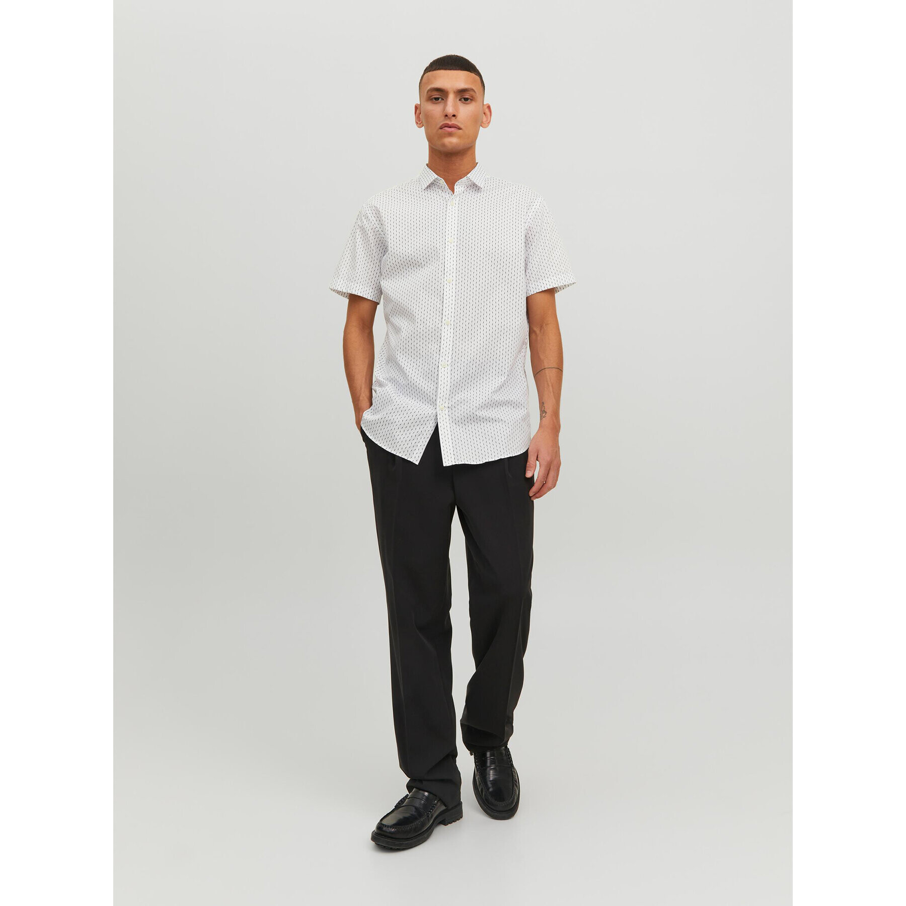 Jack&Jones Cămașă Cardiff 12231865 Alb Slim Fit - Pled.ro