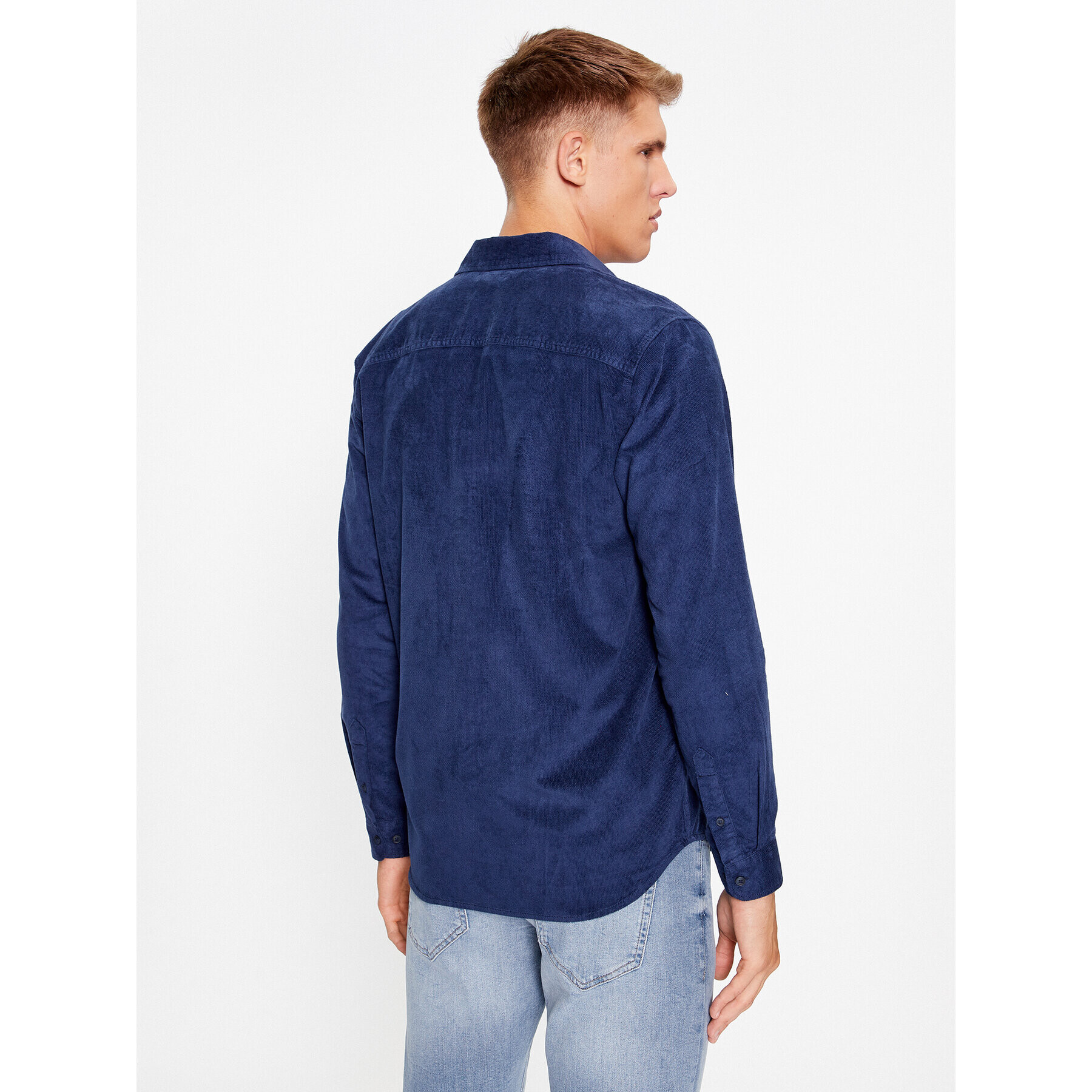 Jack&Jones Cămașă 12236937 Bleumarin Slim Fit - Pled.ro