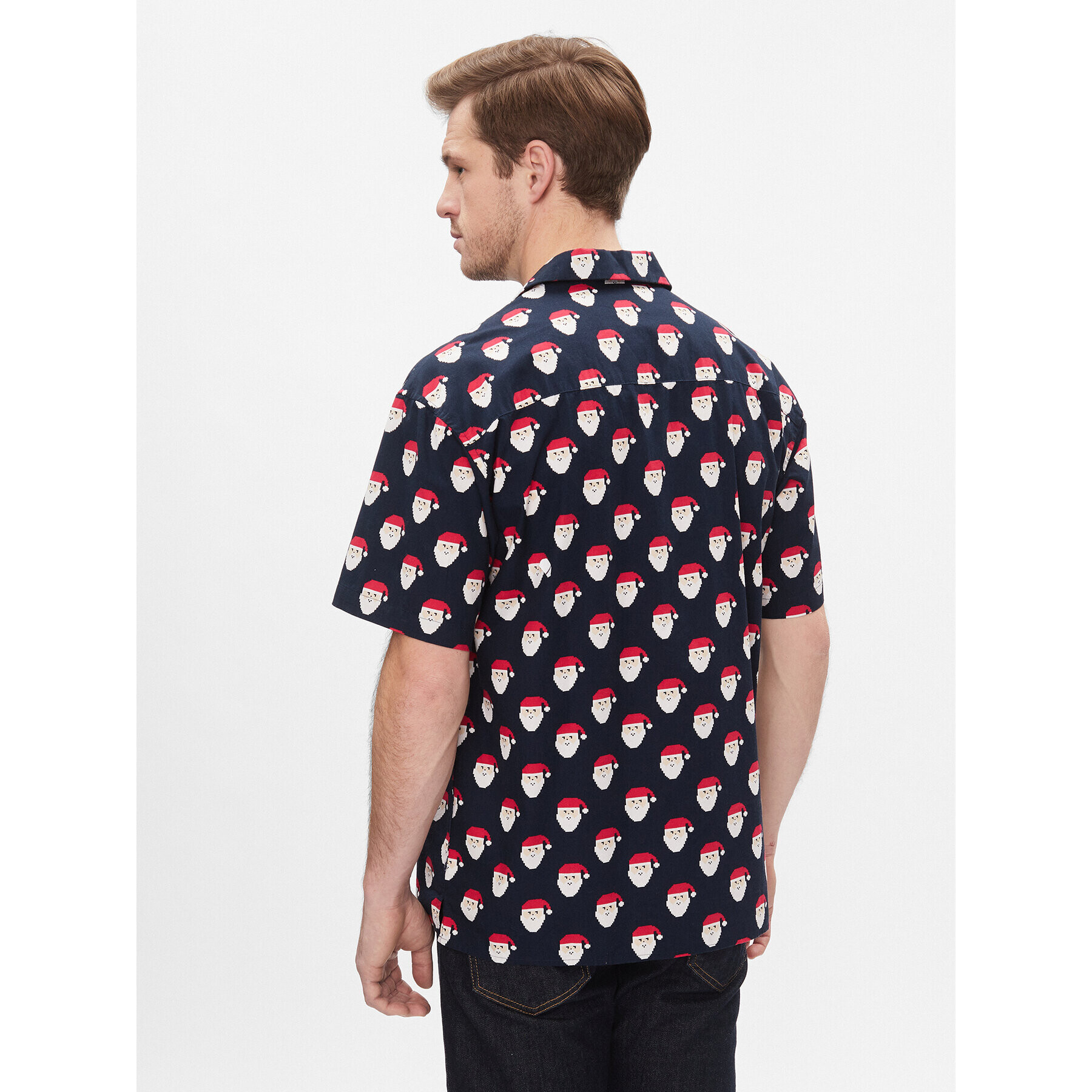 Jack&Jones Cămașă 12248397 Bleumarin Relaxed Fit - Pled.ro