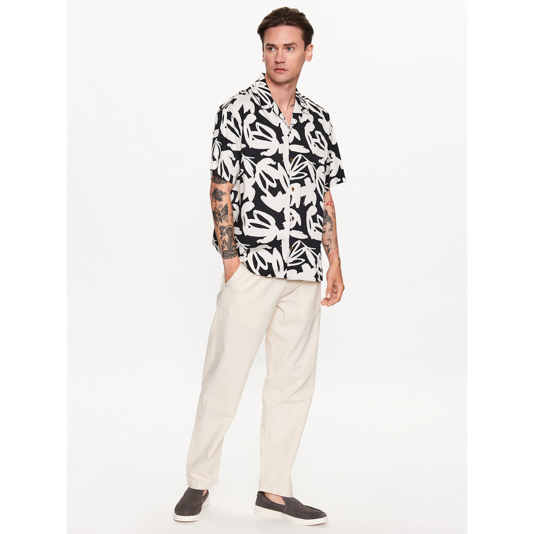 Jack&Jones Cămașă Cabana 12233544 Colorat Relaxed Fit - Pled.ro