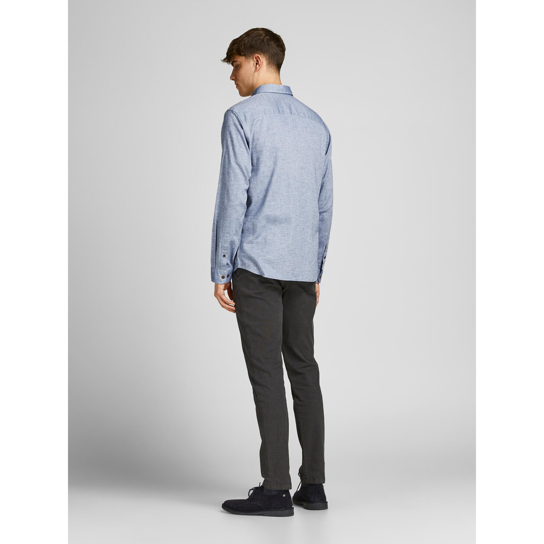 Jack&Jones Cămașă Classic Spring 12199505 Albastru Slim Fit - Pled.ro