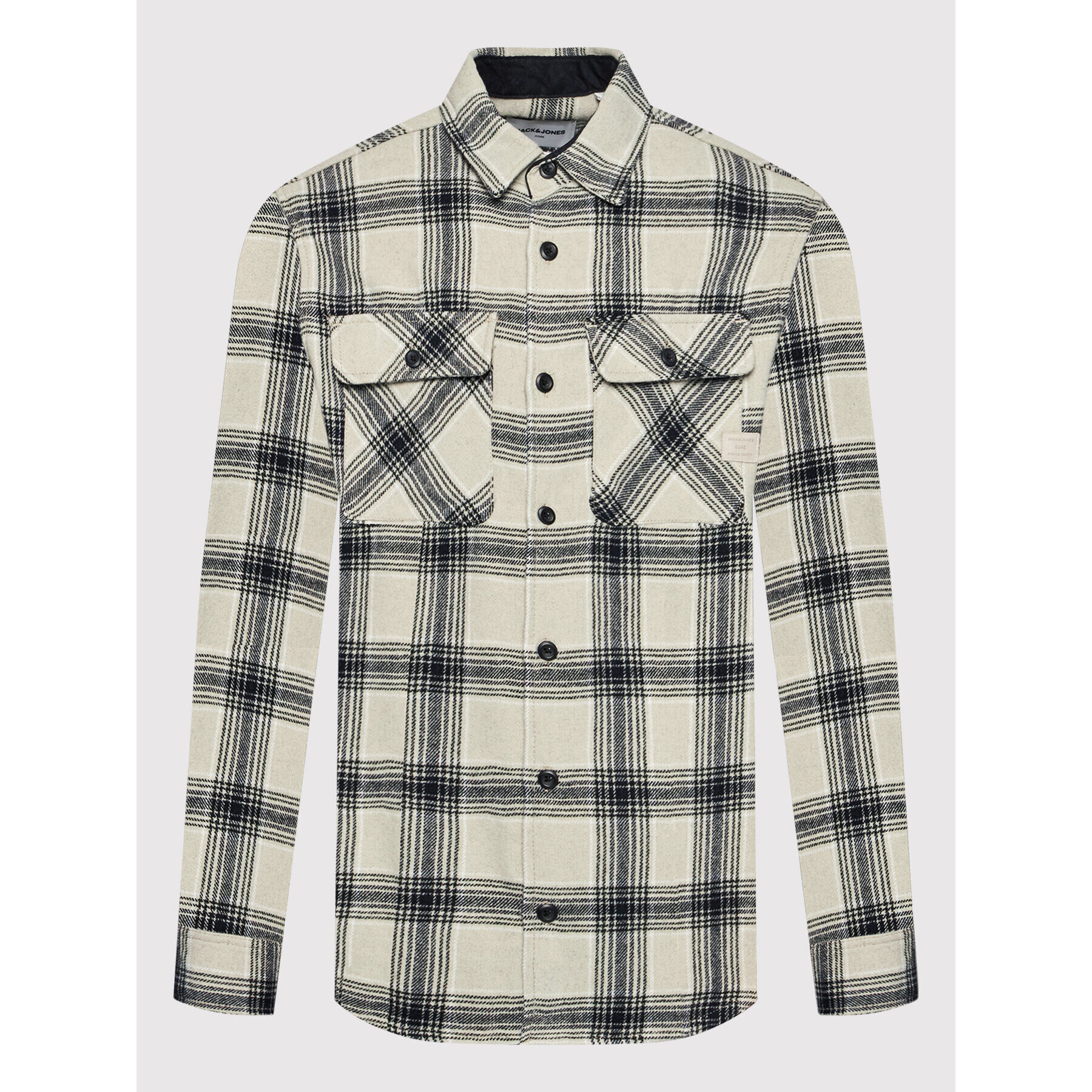 Jack&Jones Cămașă Darren 12197292 Gri Regular Fit - Pled.ro