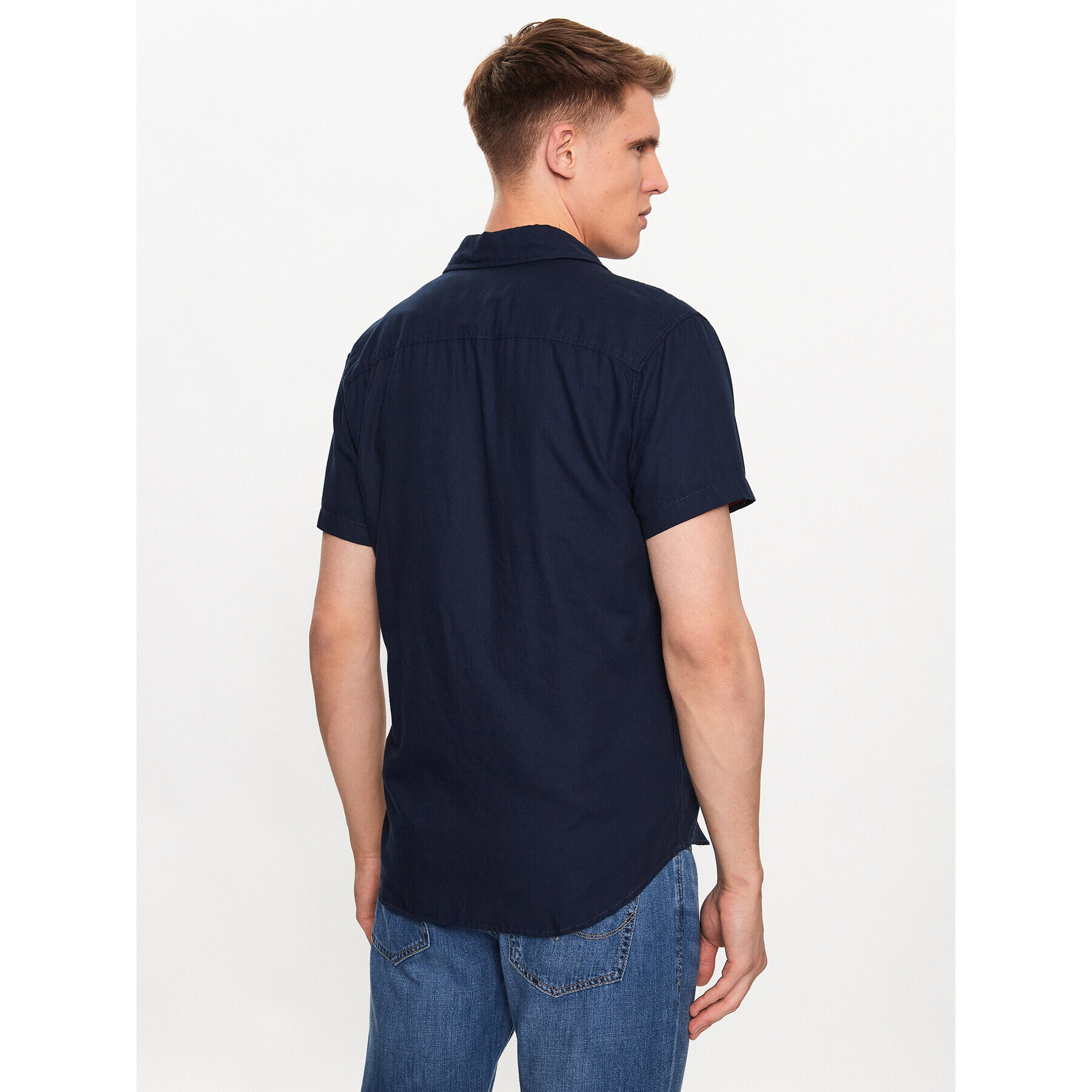 Jack&Jones Cămașă Energy 12234180 Bleumarin Slim Fit - Pled.ro