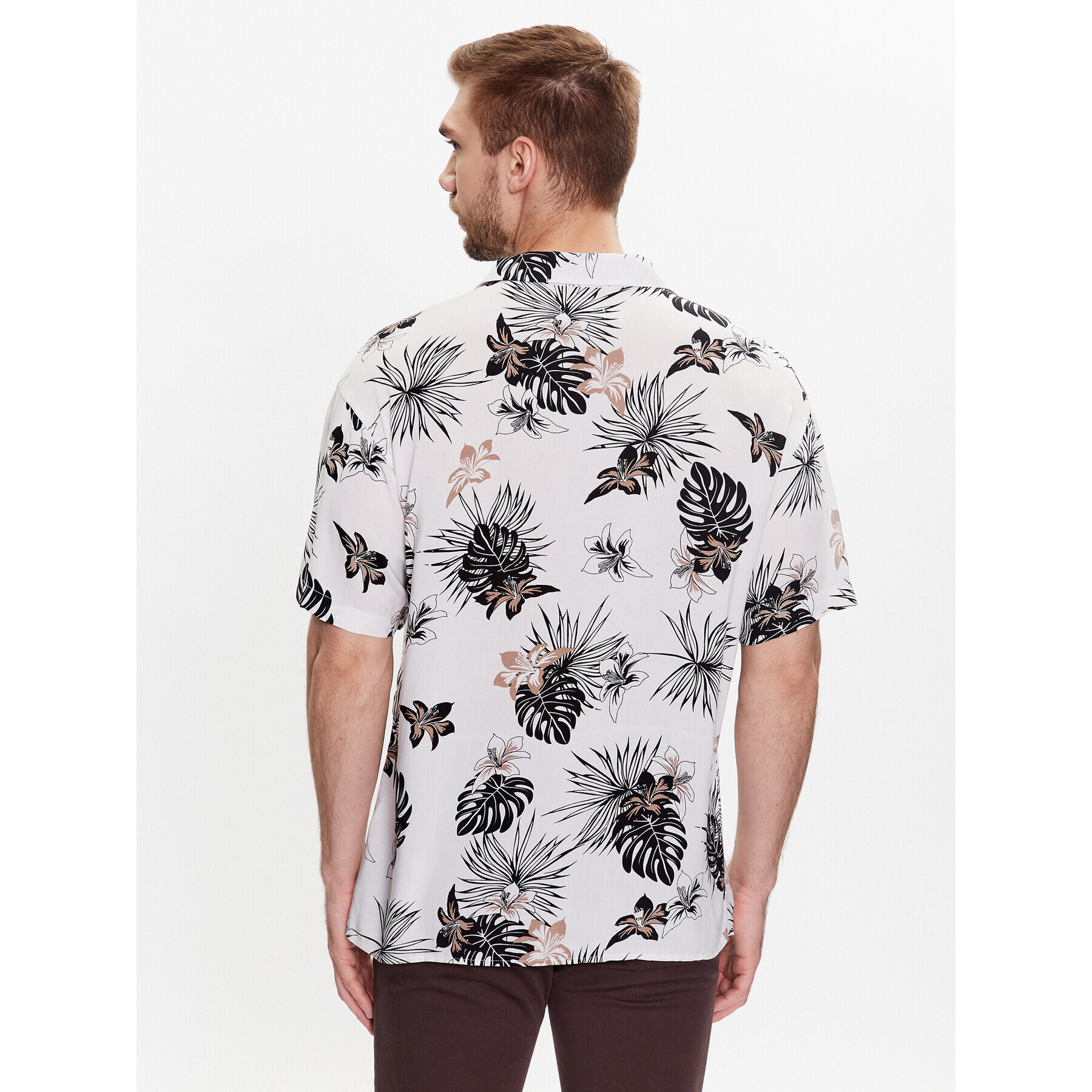 Jack&Jones Cămașă Irwin 12222959 Alb Relaxed Fit - Pled.ro