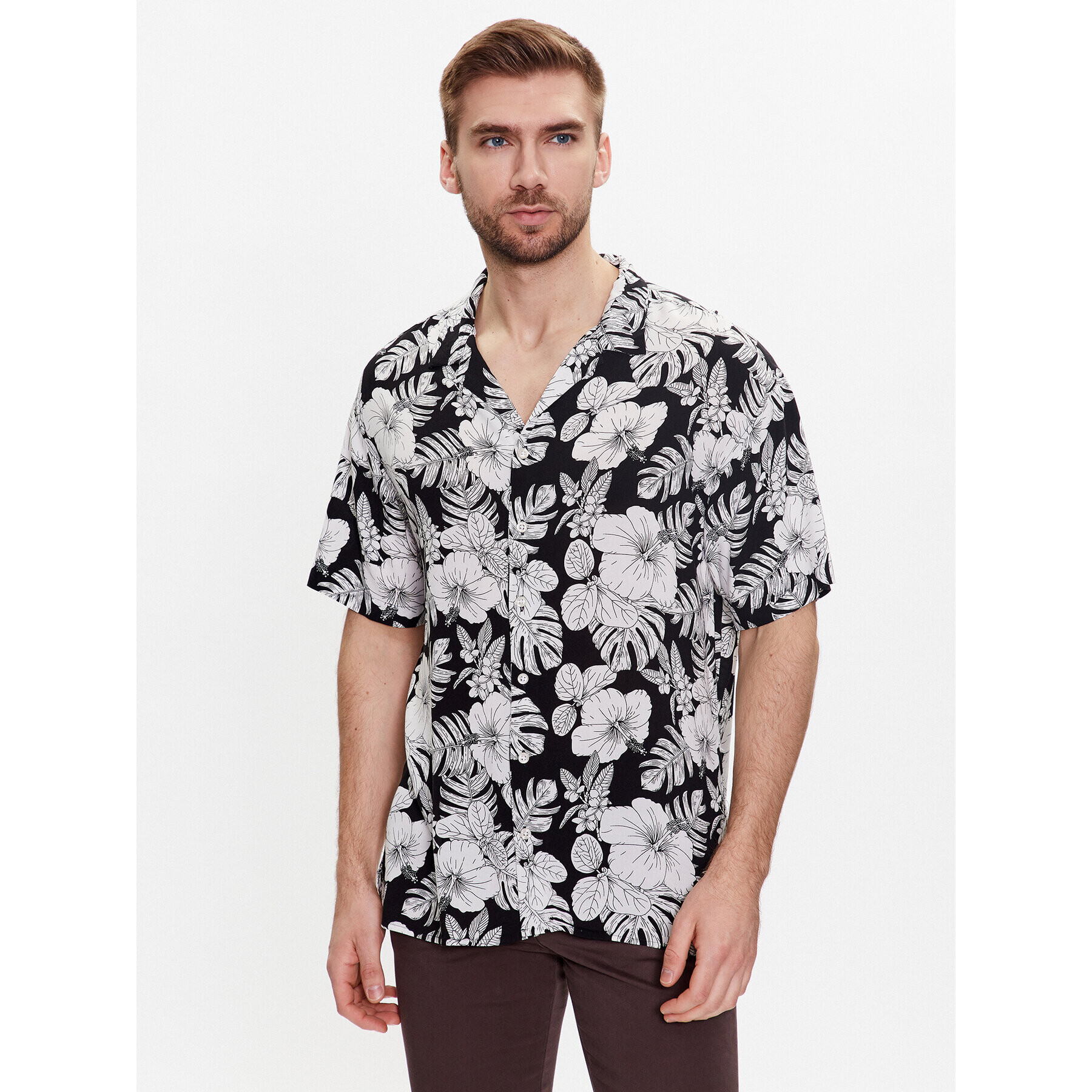 Jack&Jones Cămașă Irwin 12222959 Colorat Relaxed Fit - Pled.ro