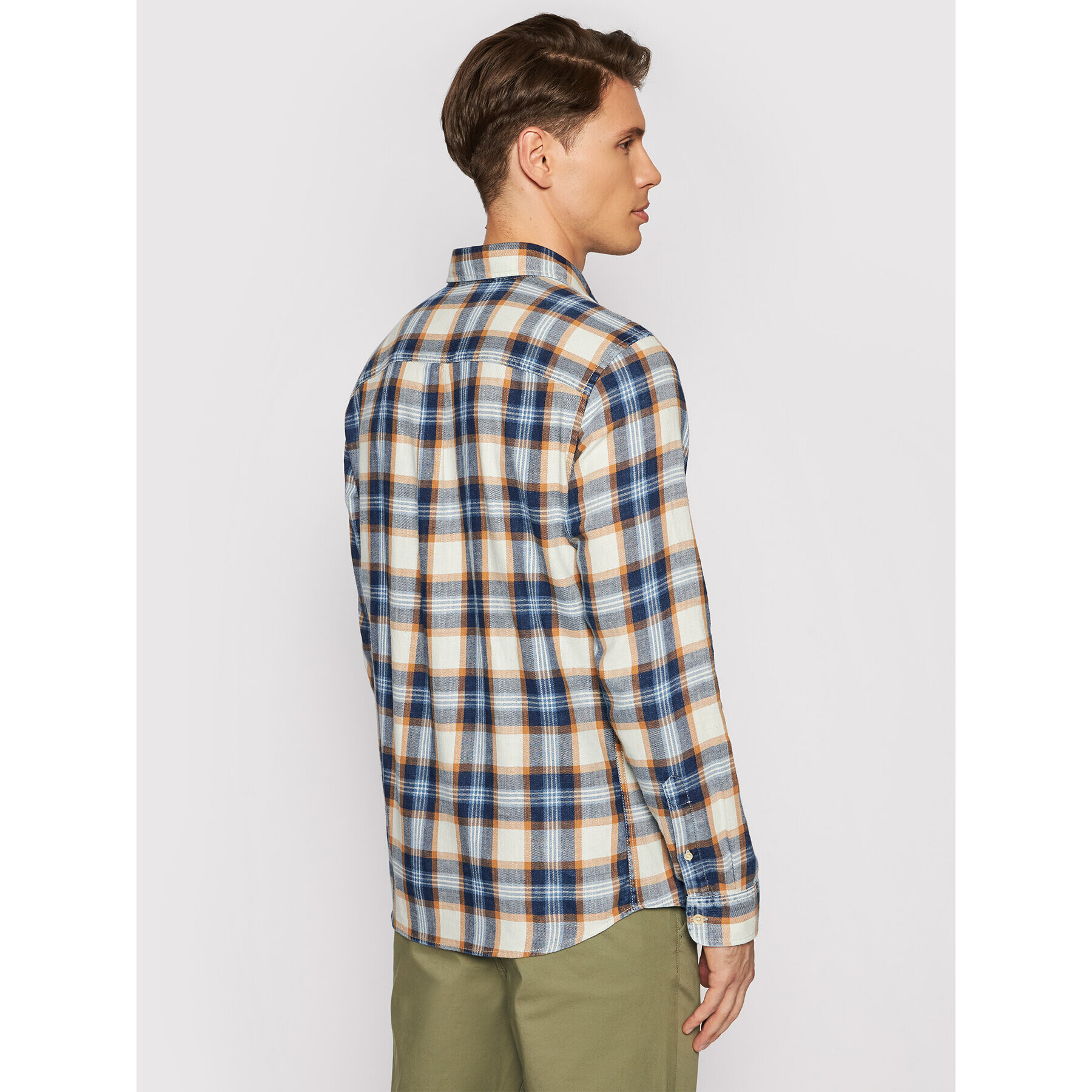 Jack&Jones Cămașă Jones 12191169 Albastru Regular Fit - Pled.ro