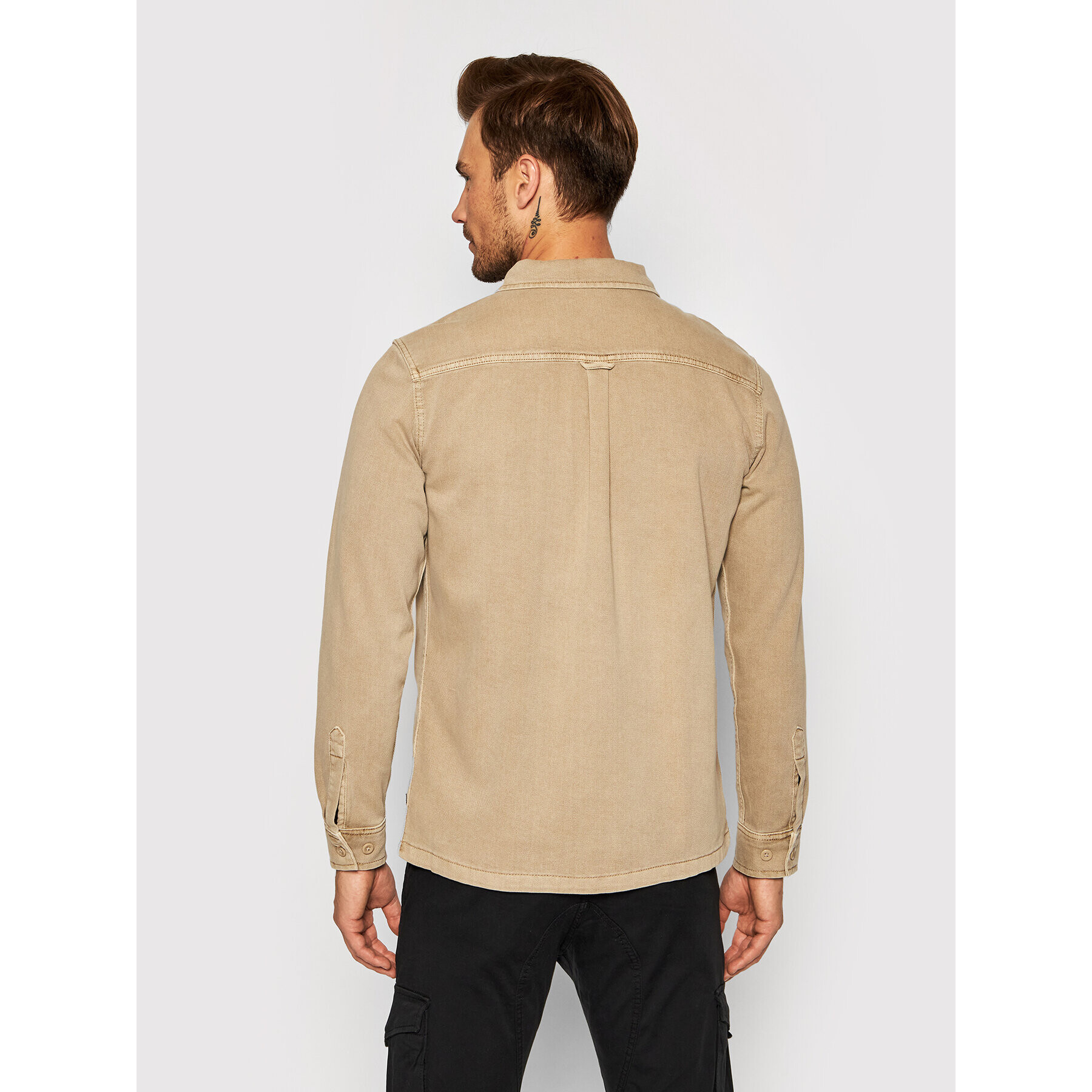 Jack&Jones Cămașă Nolan 12191186 Bej Regular Fit - Pled.ro