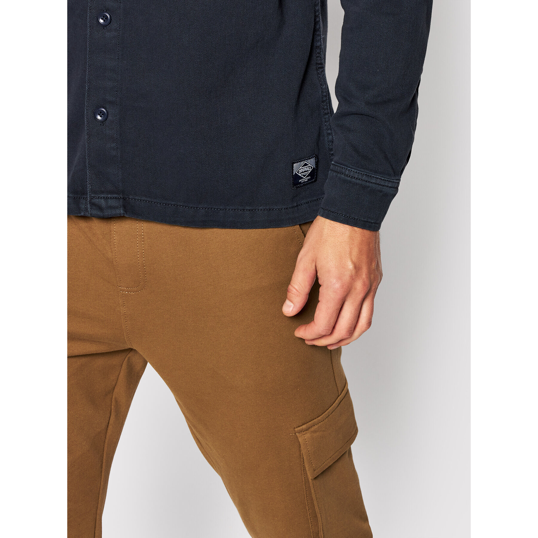 Jack&Jones Cămașă Nolan 12191186 Bleumarin Regular Fit - Pled.ro