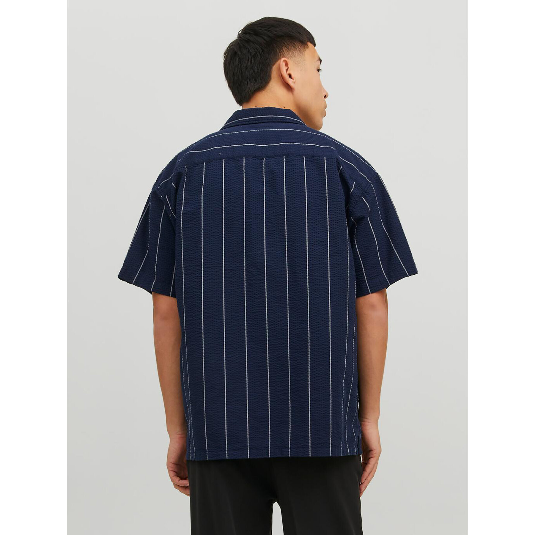 Jack&Jones Cămașă Palma 12233548 Bleumarin Relaxed Fit - Pled.ro