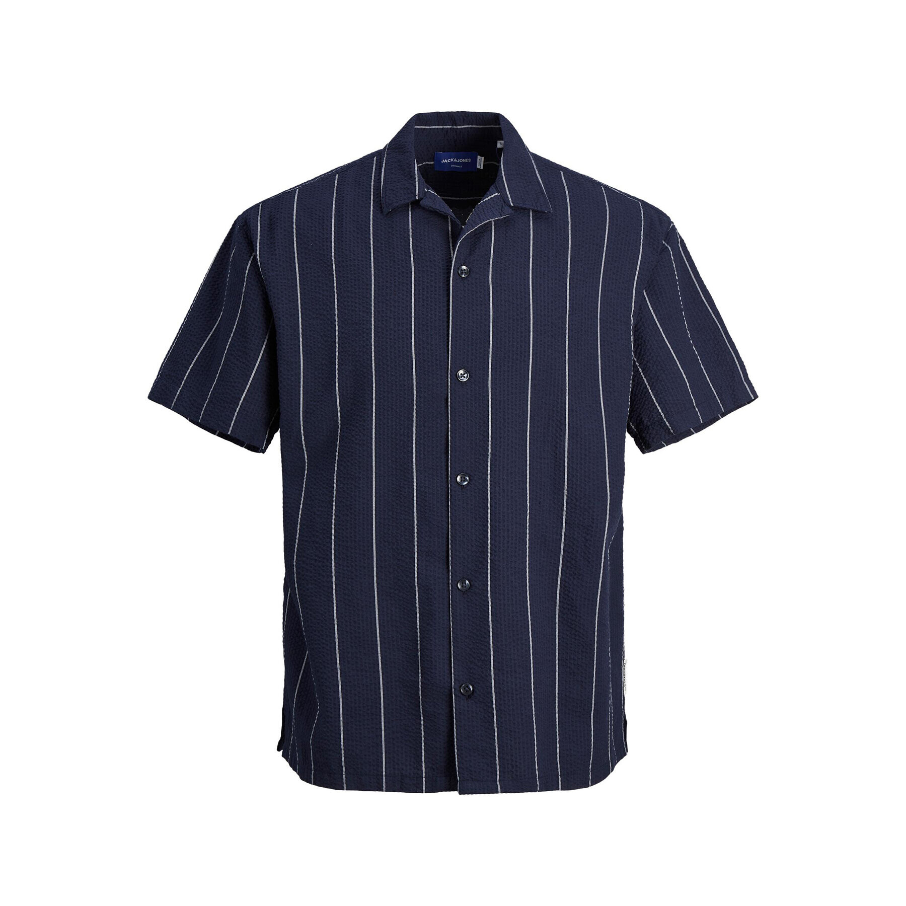 Jack&Jones Cămașă Palma 12233548 Bleumarin Relaxed Fit - Pled.ro