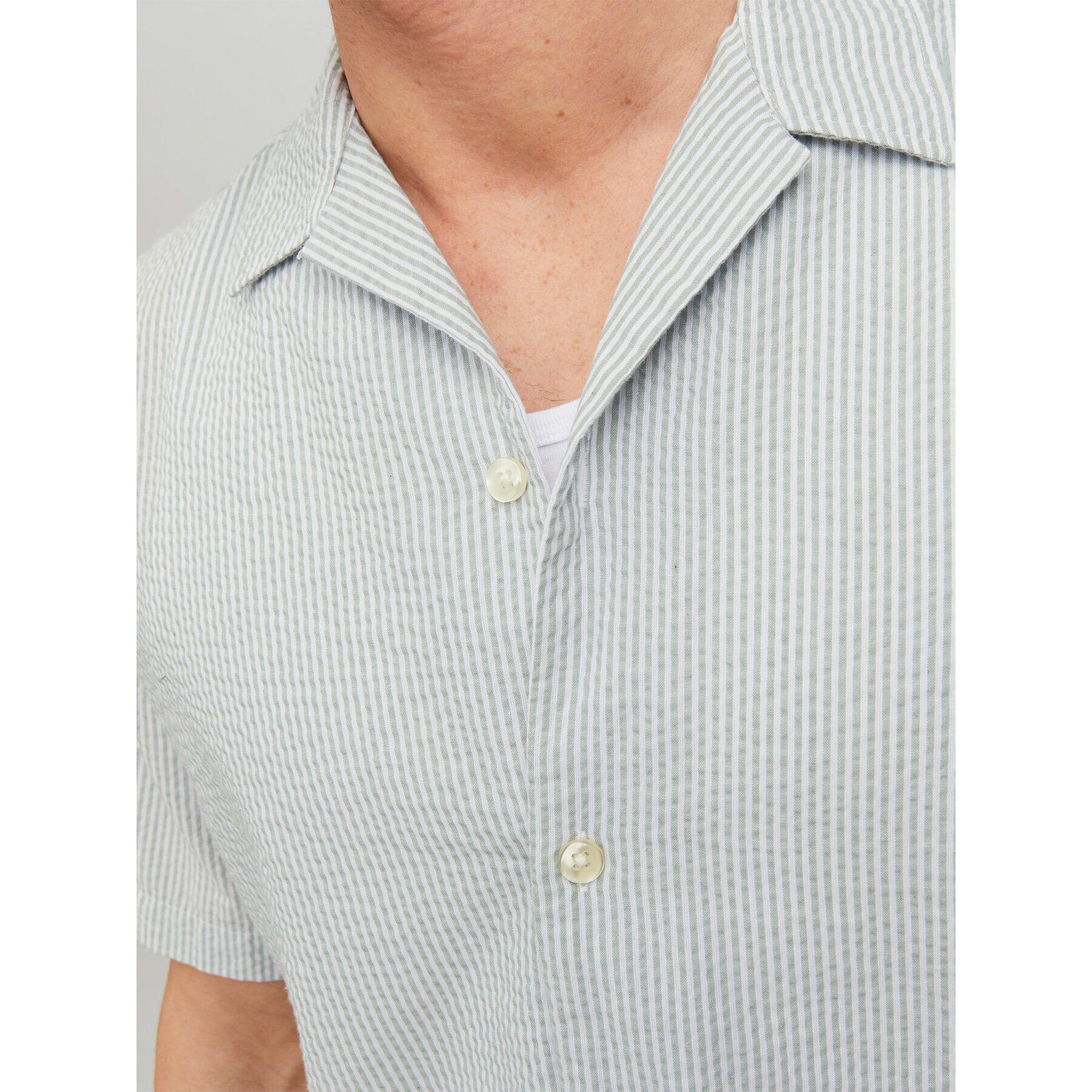 Jack&Jones Cămașă Palma 12233548 Gri Relaxed Fit - Pled.ro