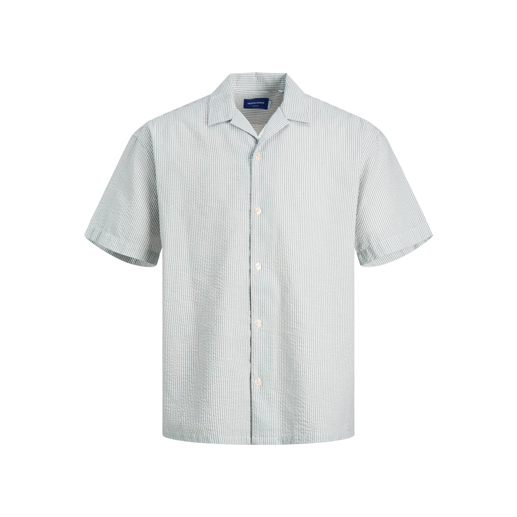 Jack&Jones Cămașă Palma 12233548 Gri Relaxed Fit - Pled.ro