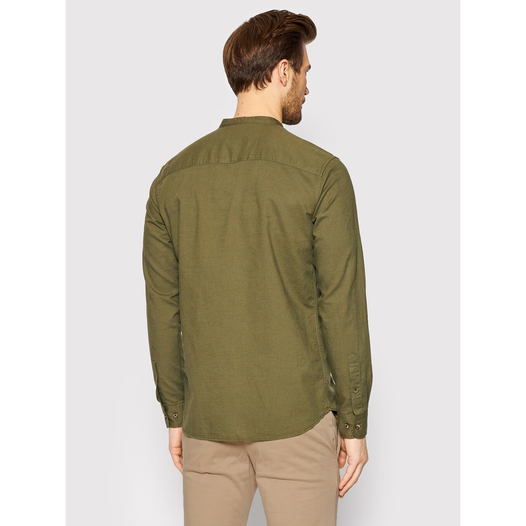 Jack&Jones Cămașă Summer 12196820 Verde Slim Fit - Pled.ro