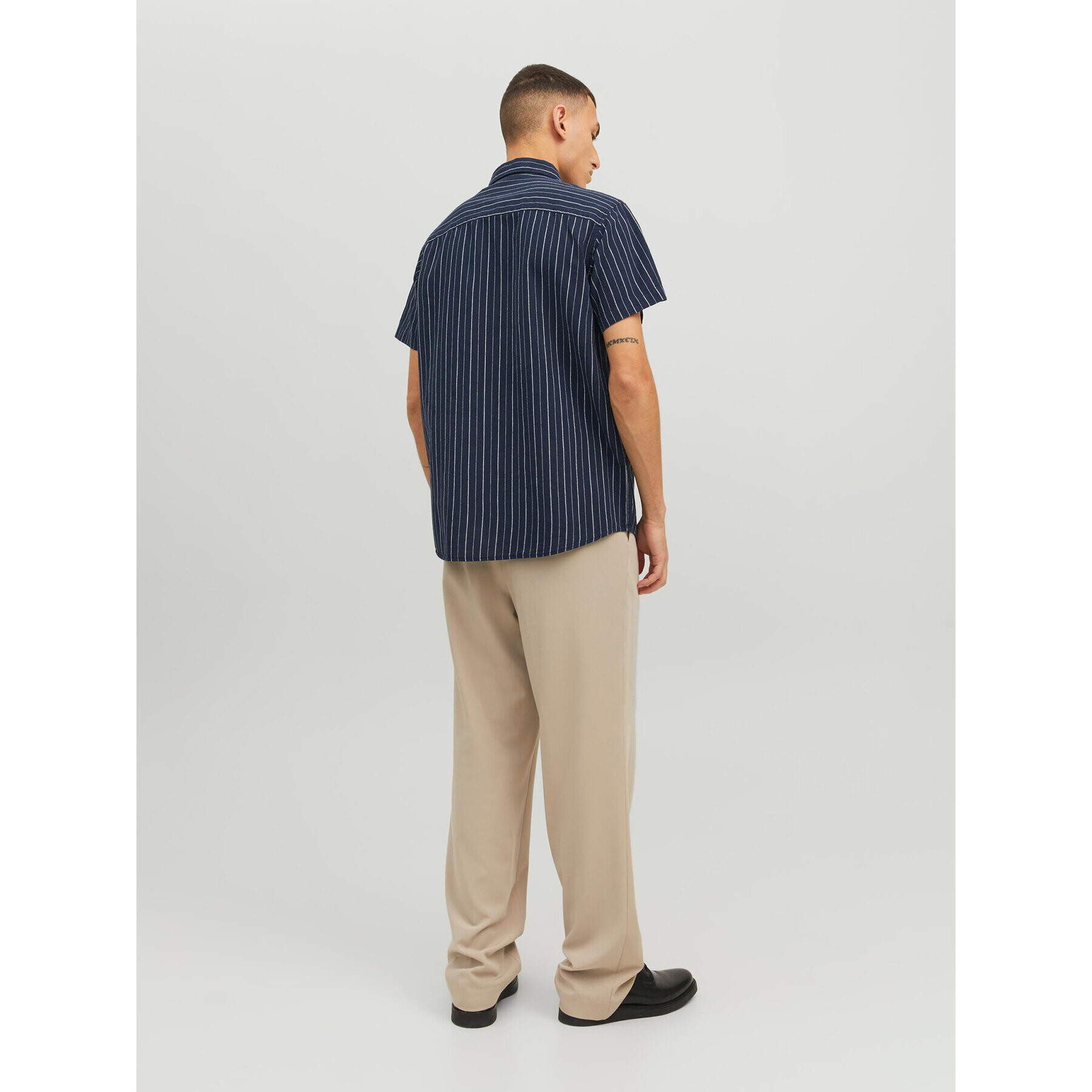 Jack&Jones Cămașă Tulum 12234699 Bleumarin Relaxed Fit - Pled.ro