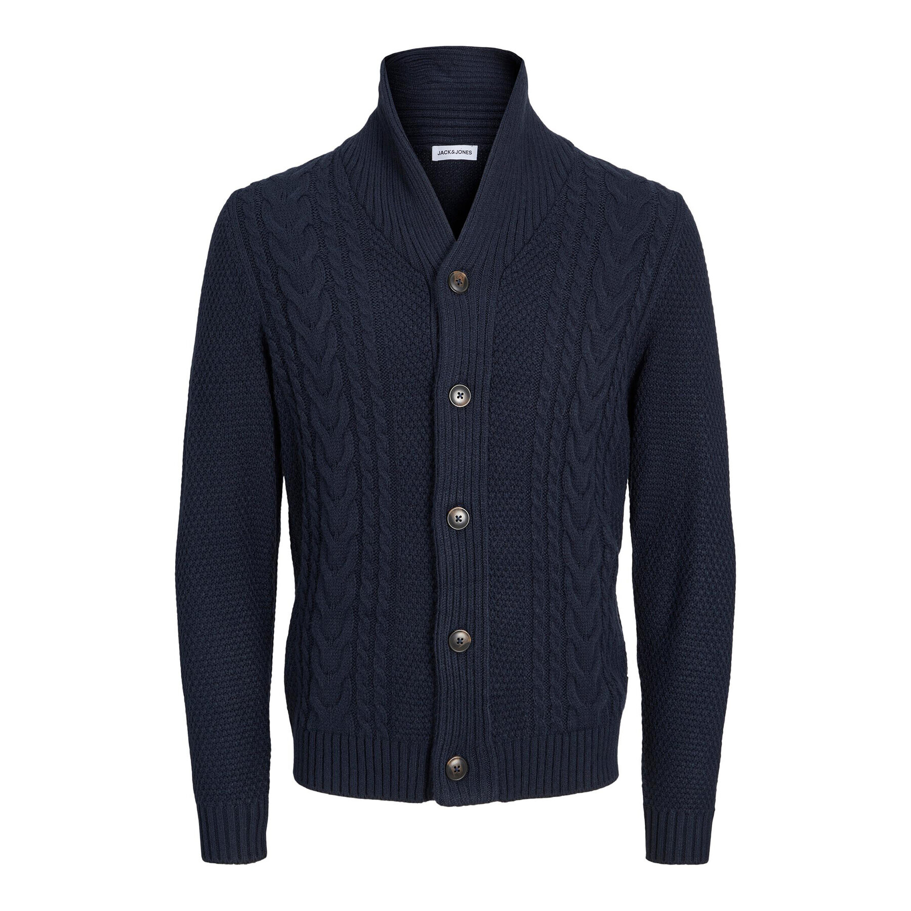 Jack&Jones Cardigan 12236318 Bleumarin Regular Fit - Pled.ro