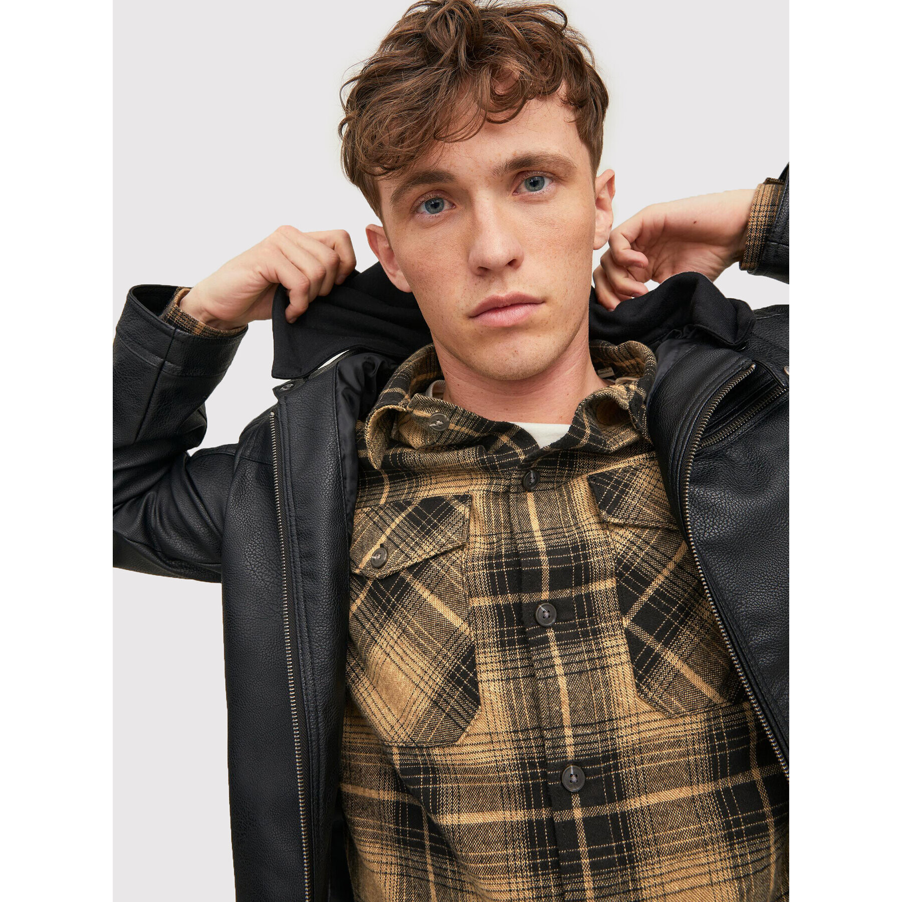 Jack&Jones Cămașă Jay 12213478 Maro Regular Fit - Pled.ro