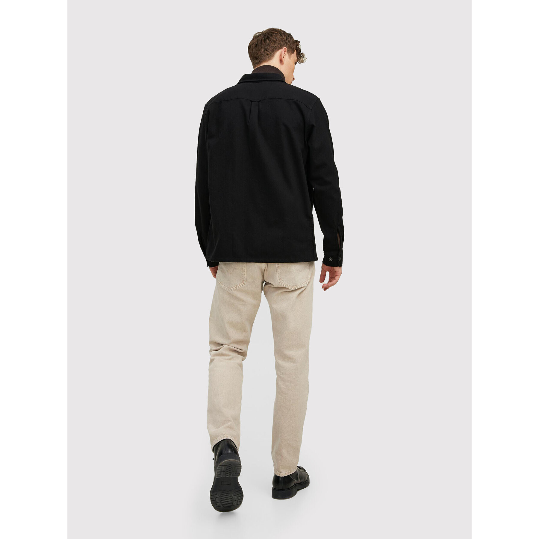 Jack&Jones Cămașă Jay 12213478 Negru Regular Fit - Pled.ro