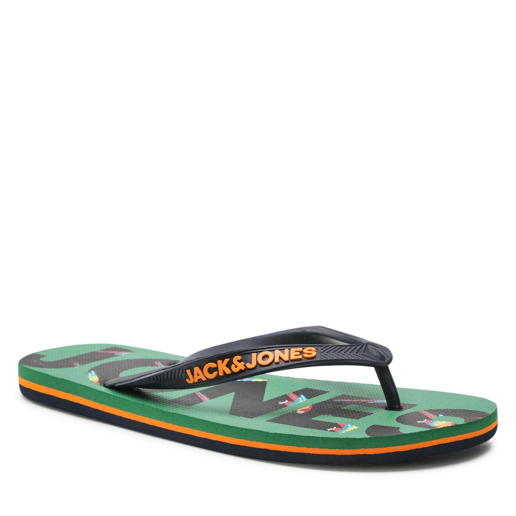 Jack&Jones Flip flop Jfwlogo 12205610 Negru - Pled.ro