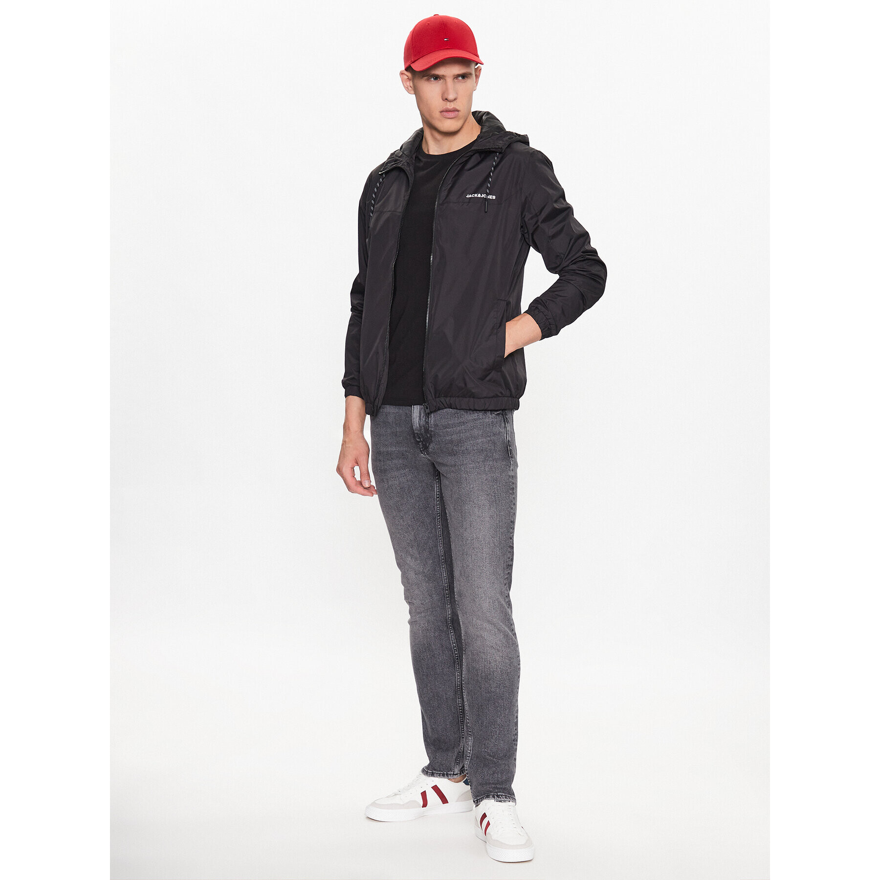 Jack&Jones Geacă 12223136 Negru Regular Fit - Pled.ro