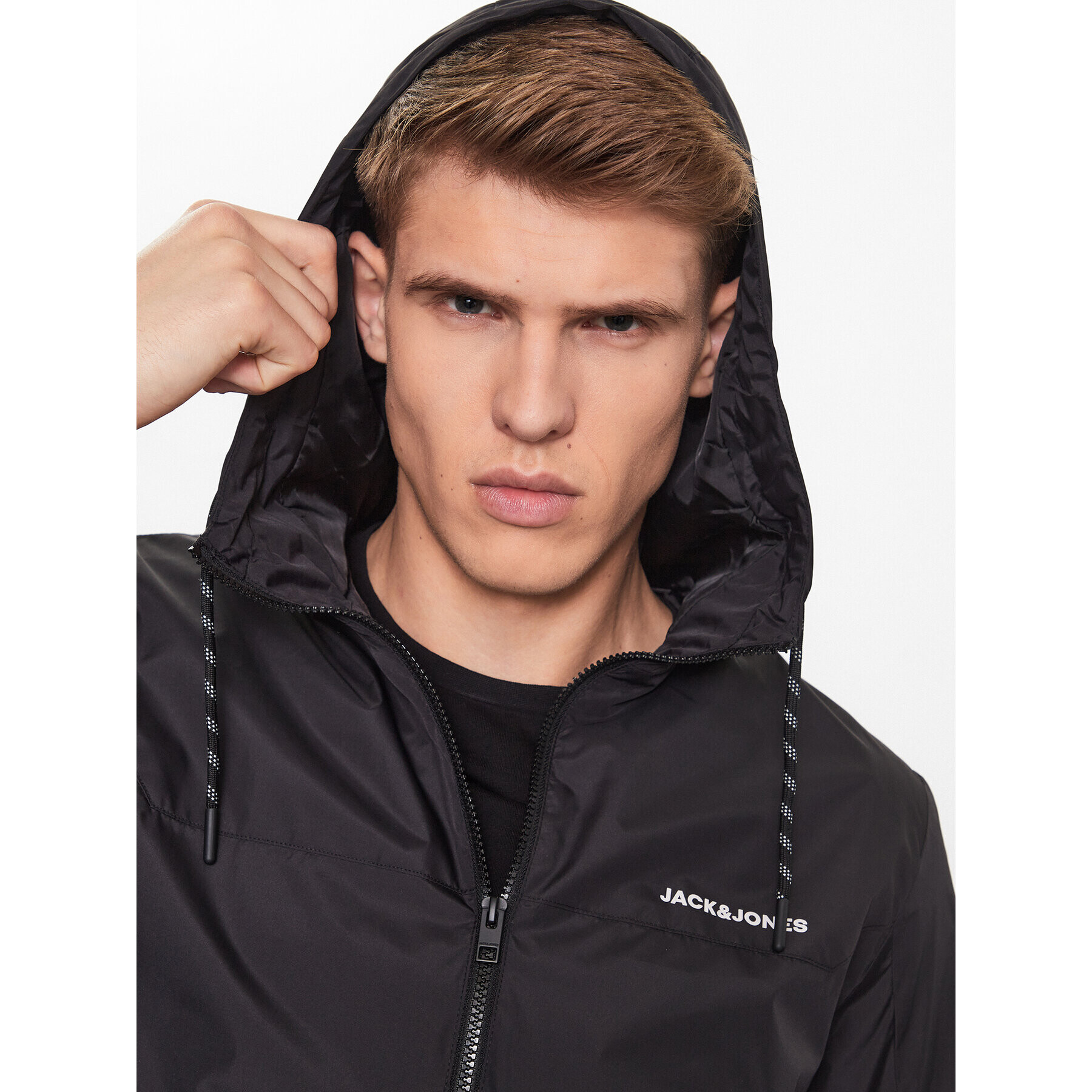 Jack&Jones Geacă 12223136 Negru Regular Fit - Pled.ro