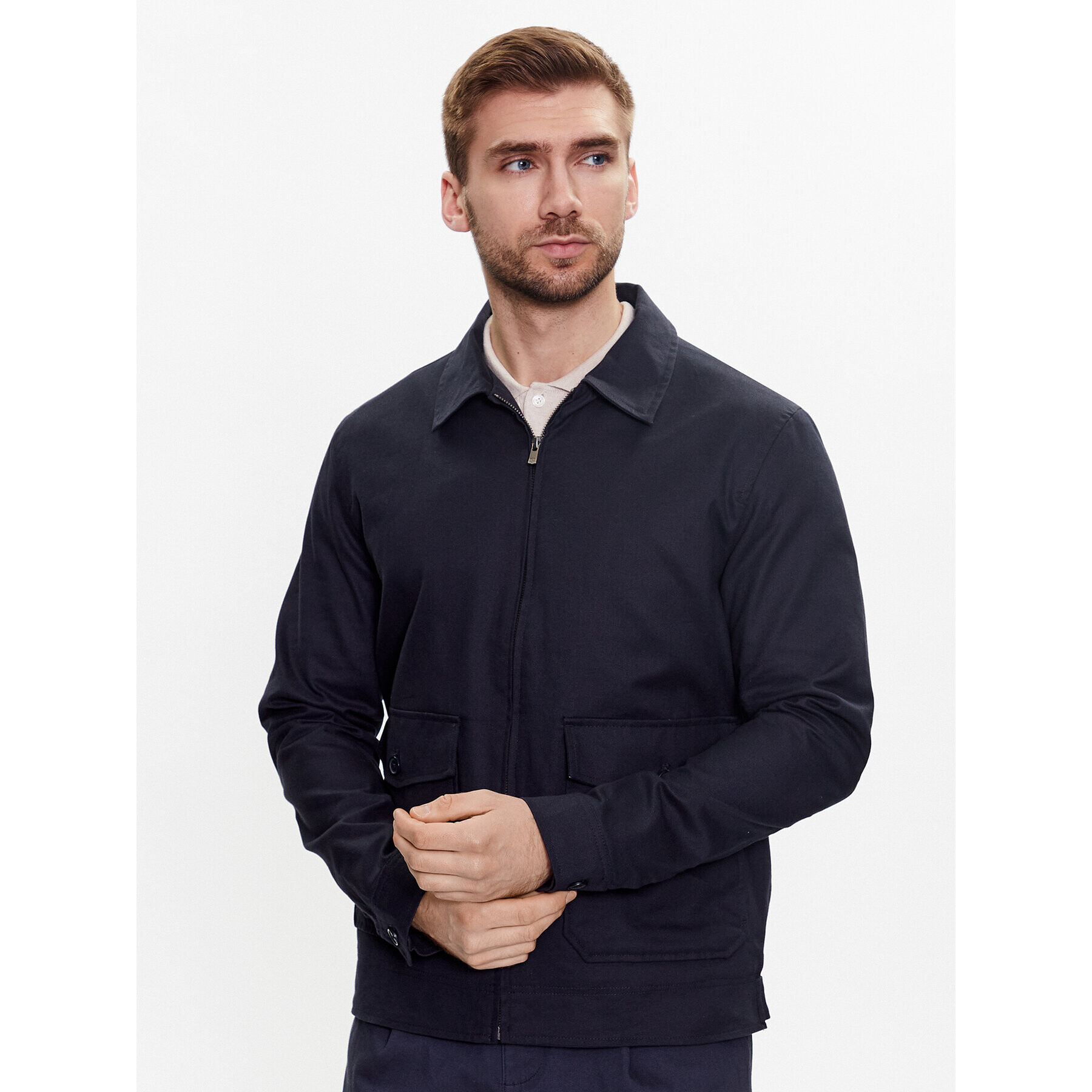 Jack&Jones Geacă Sean 12230613 Bleumarin Regular Fit - Pled.ro