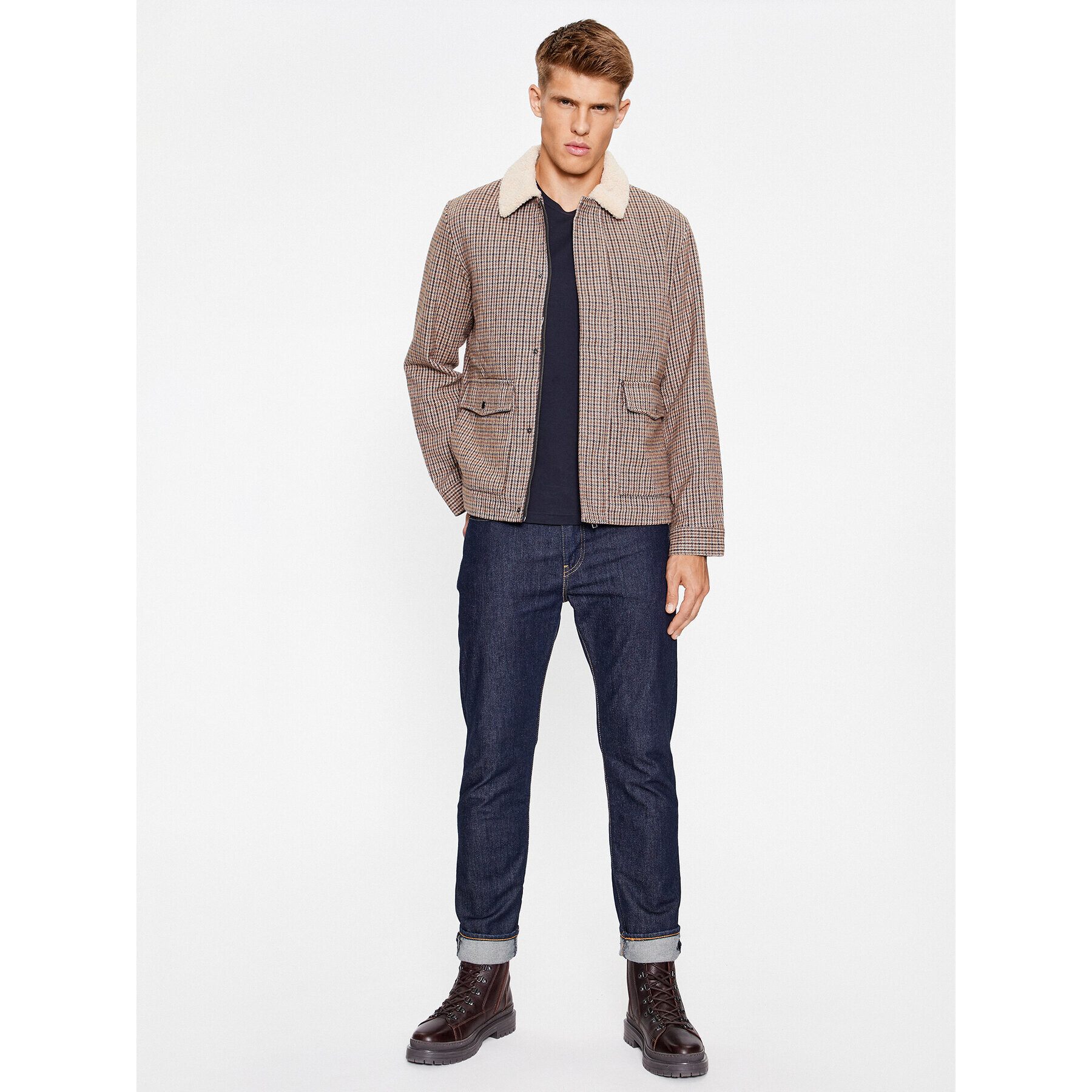 Jack&Jones Geacă 12236162 Bej Regular Fit - Pled.ro