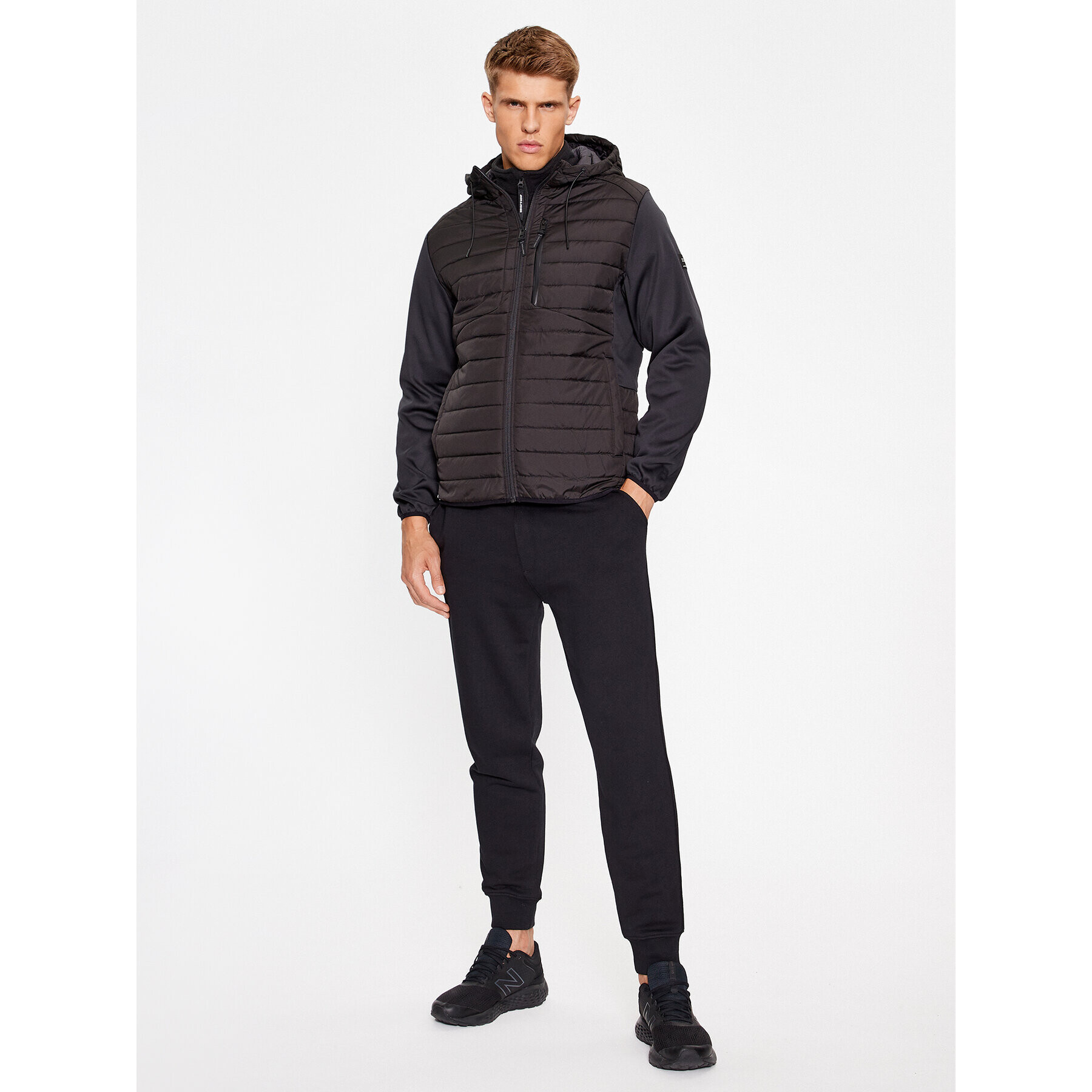 Jack&Jones Geacă 12237780 Negru Regular Fit - Pled.ro