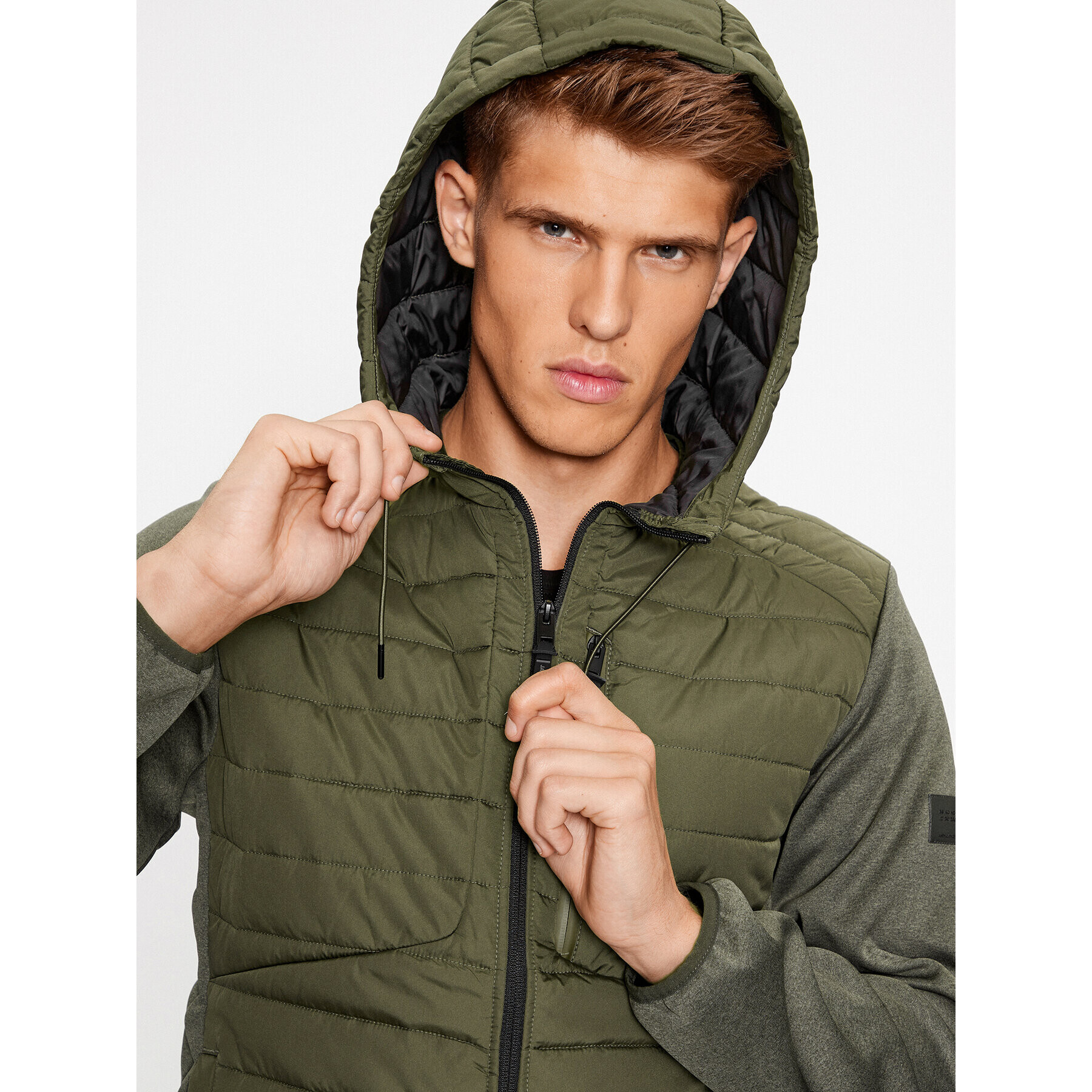 Jack&Jones Geacă 12237780 Verde Regular Fit - Pled.ro