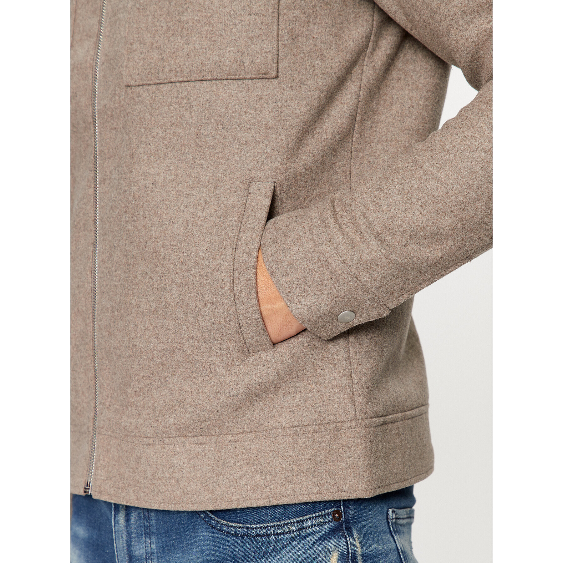 Jack&Jones Geacă Morrison 12239005 Gri Regular Fit - Pled.ro