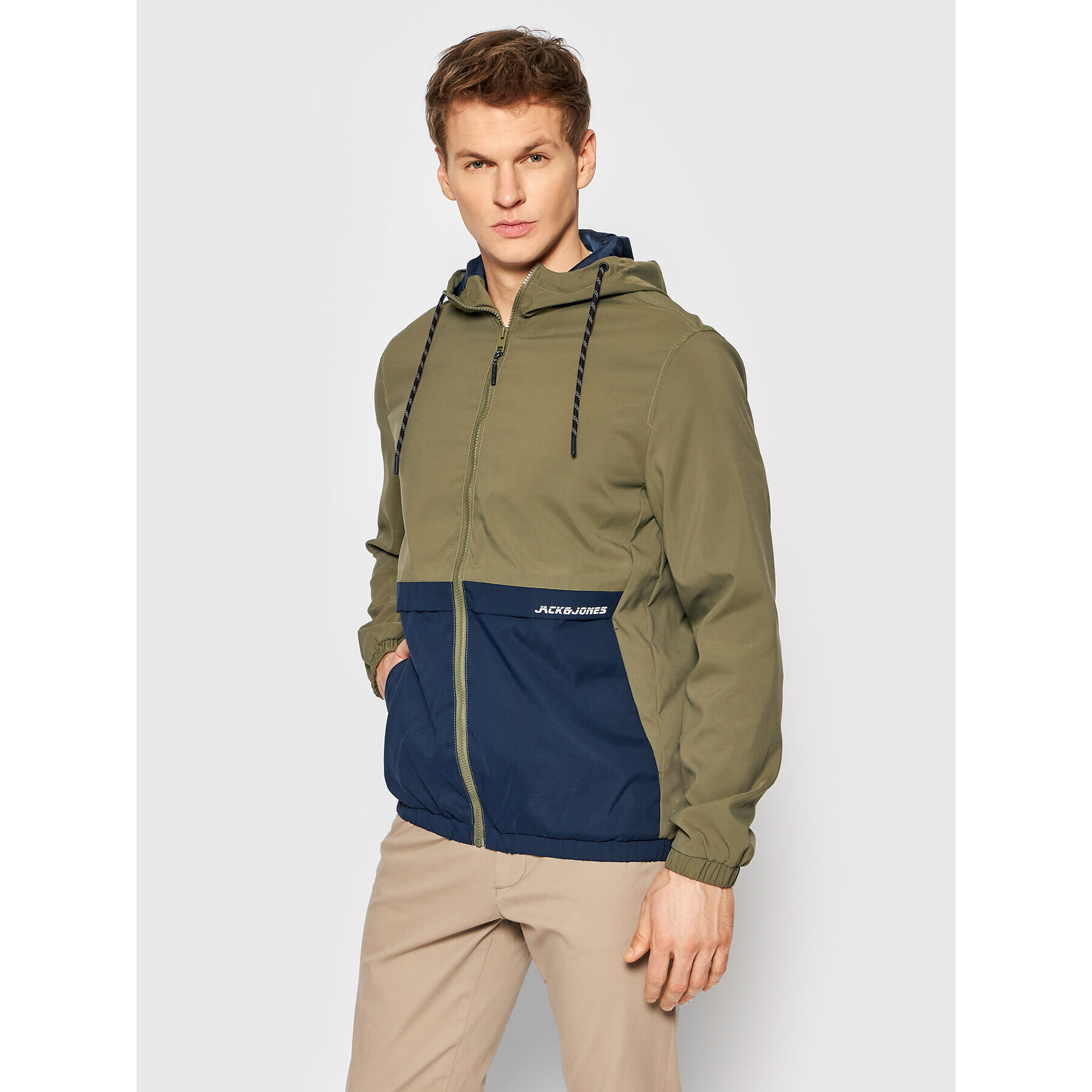 Jack&Jones Geacă Barton 12200636 Verde Regular Fit - Pled.ro