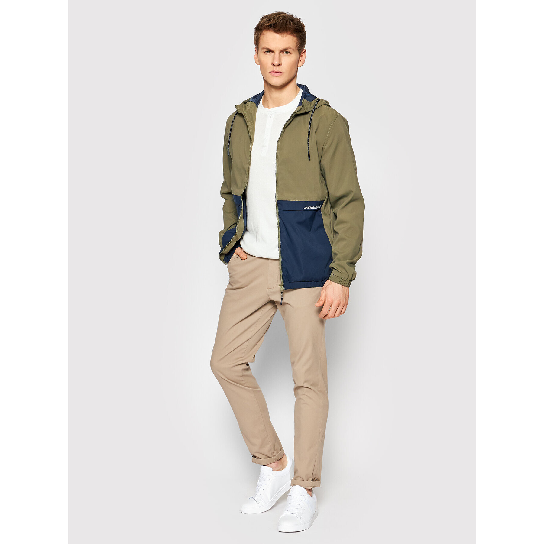 Jack&Jones Geacă Barton 12200636 Verde Regular Fit - Pled.ro