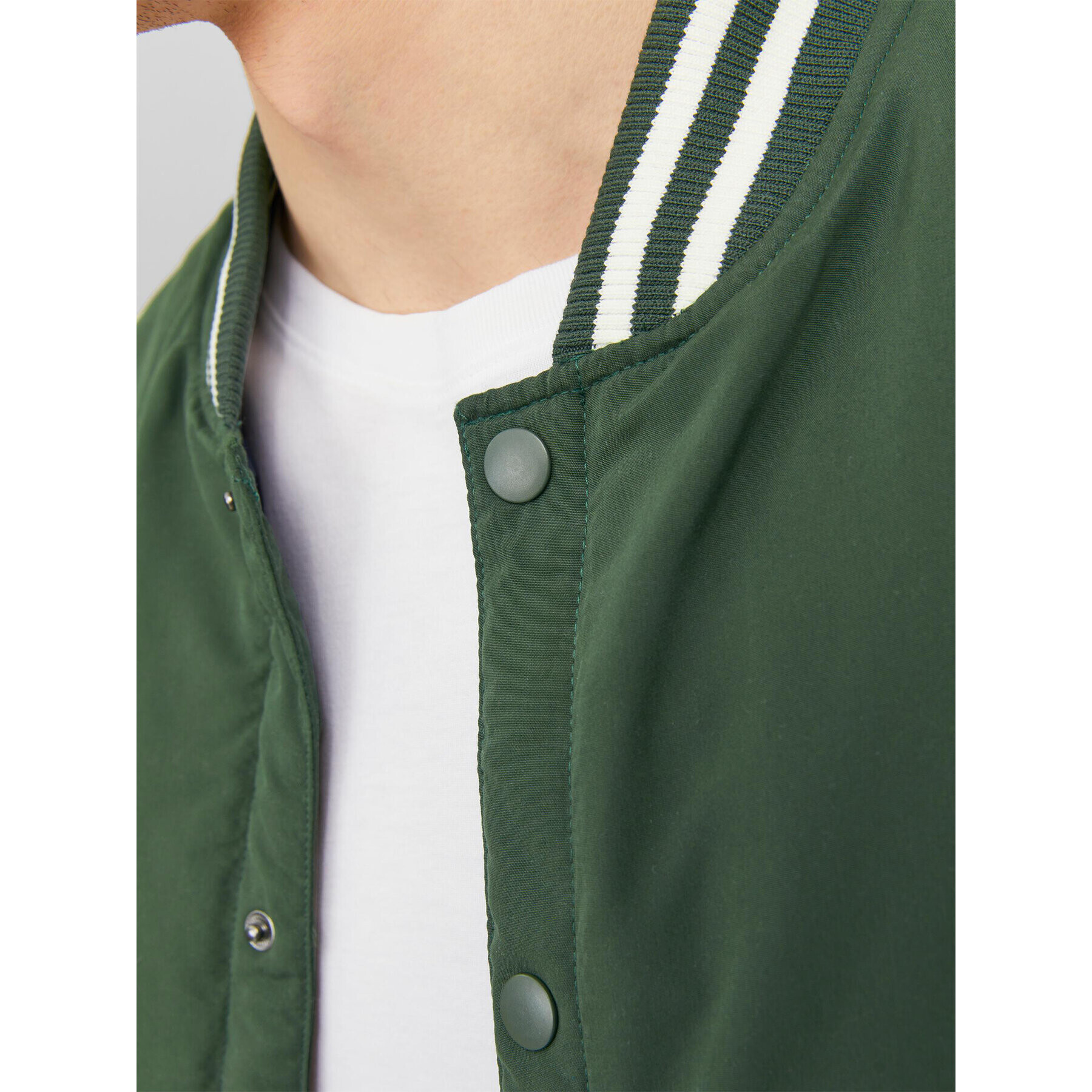 Jack&Jones Geacă bomber 12243232 Verde Regular Fit - Pled.ro