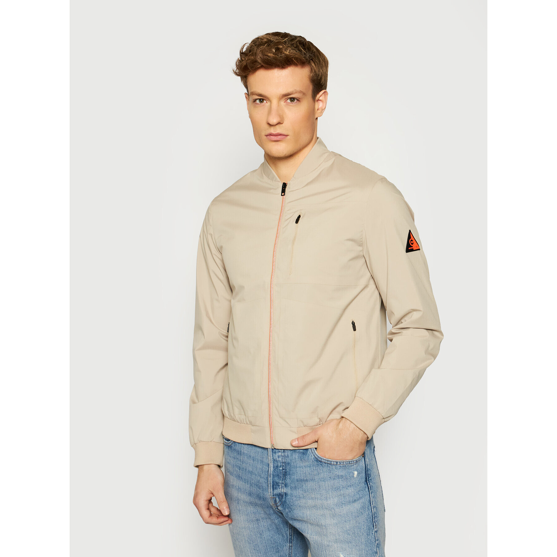 Jack&Jones Geacă bomber Carter 12184714 Bej Regular Fit - Pled.ro