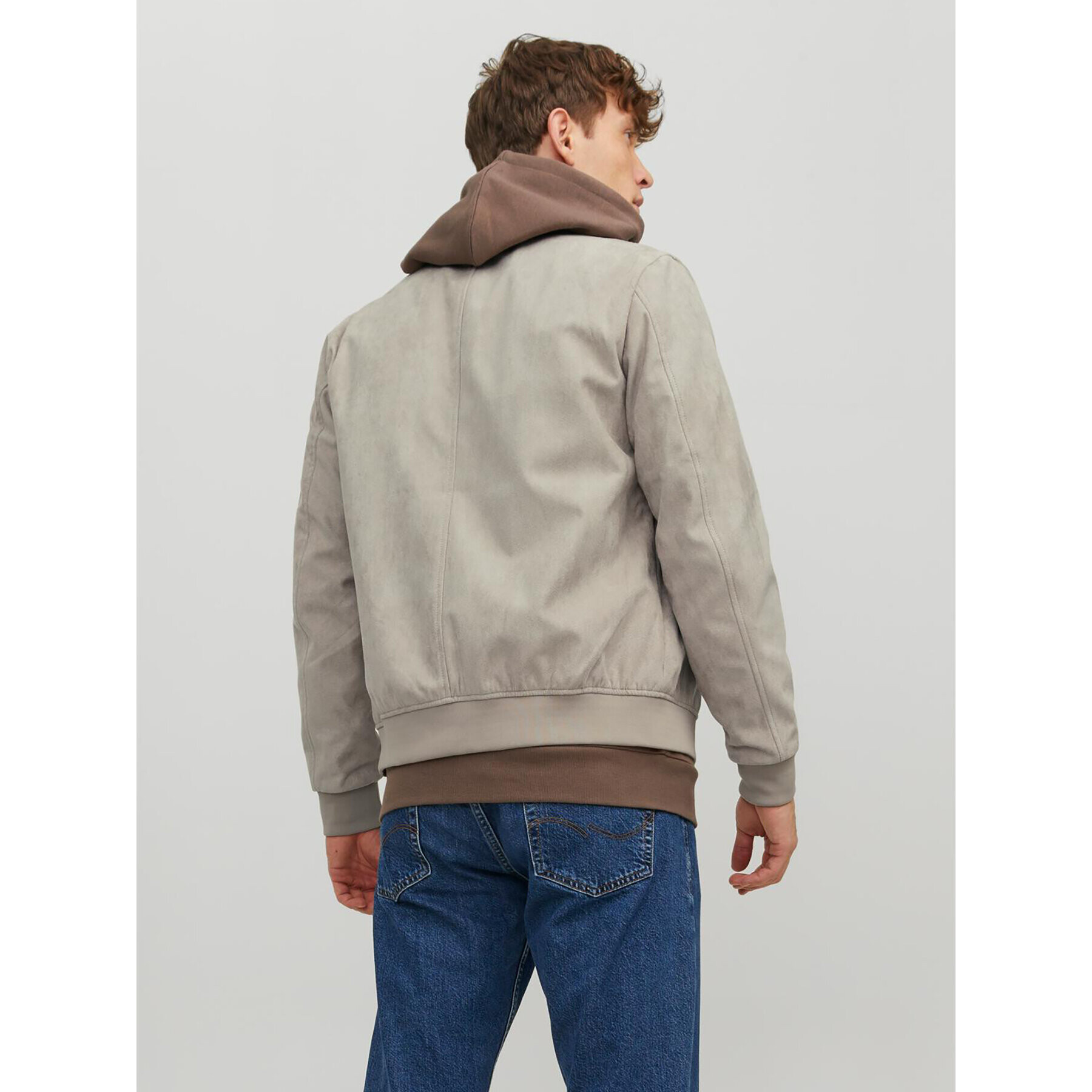 Jack&Jones Geacă bomber Rocky 12223651 Bej Regular Fit - Pled.ro