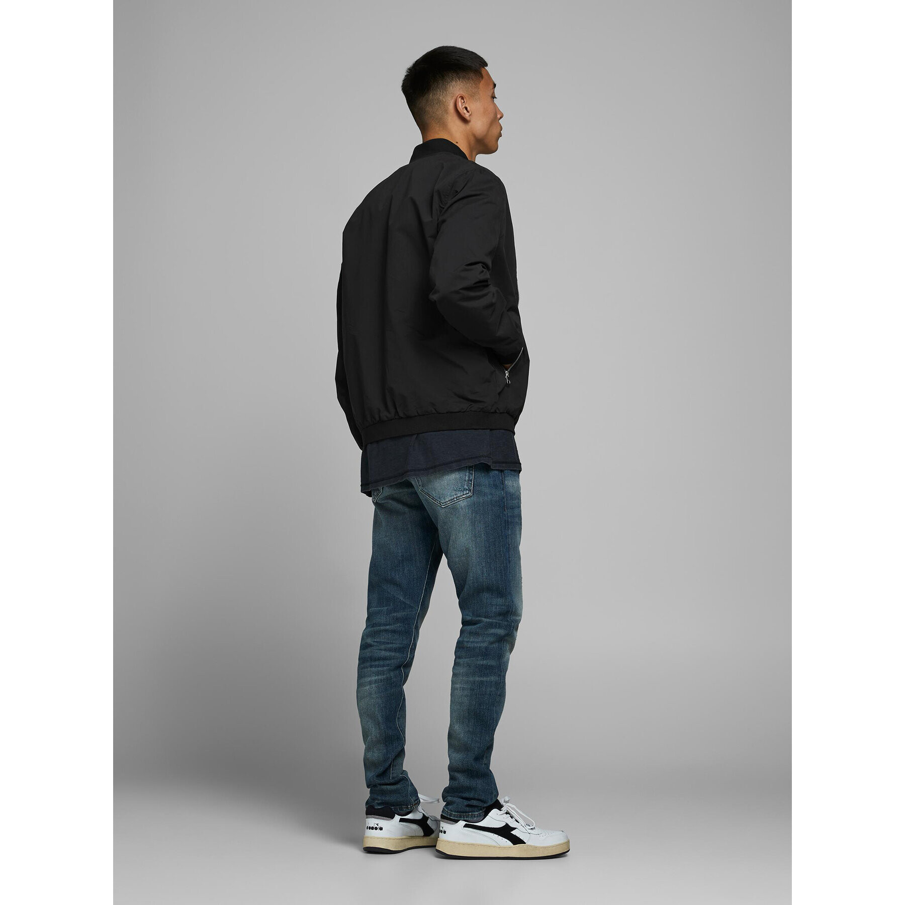 Jack&Jones Geacă bomber Rush 12165203 Negru Regular Fit - Pled.ro