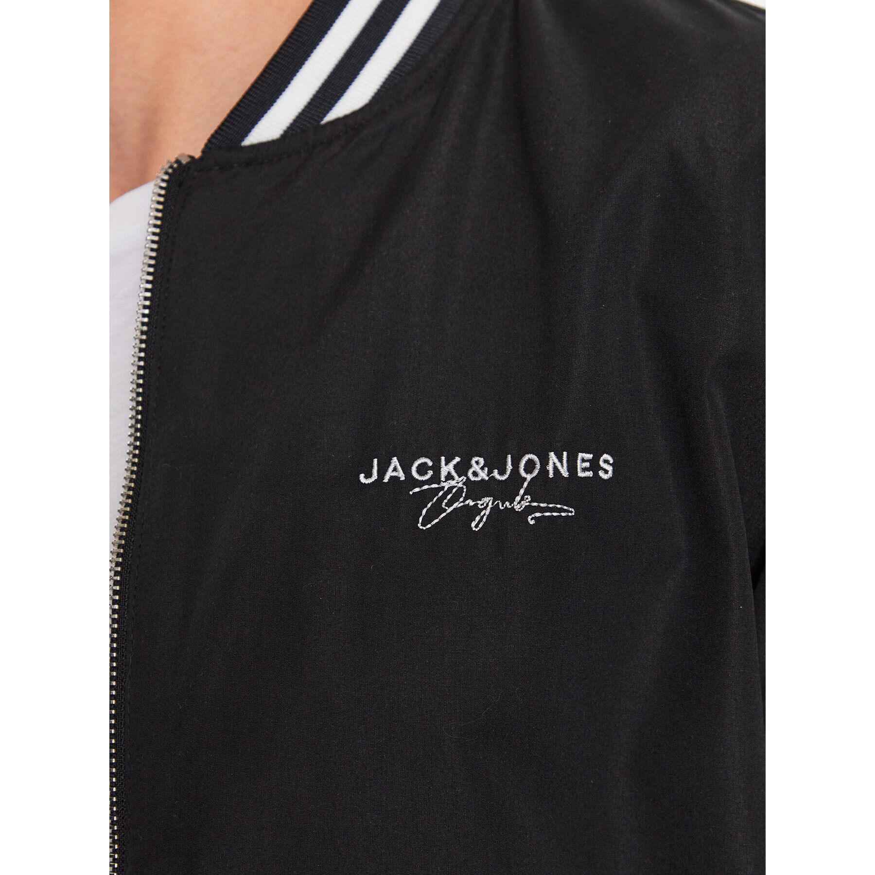 Jack&Jones Geacă bomber Splash 12234723 Negru Regular Fit - Pled.ro