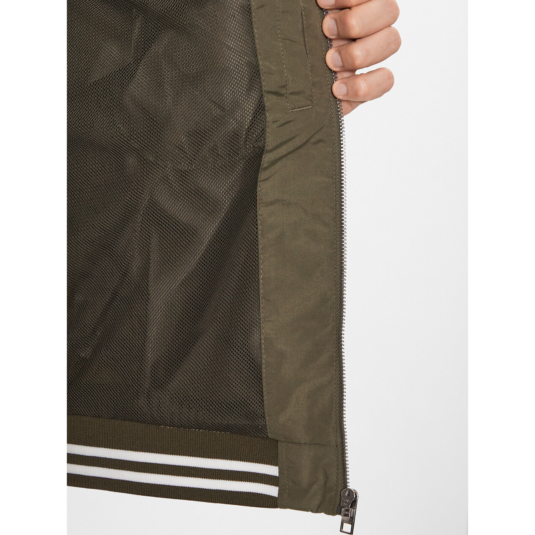 Jack&Jones Geacă bomber Splash 12234723 Verde Regular Fit - Pled.ro