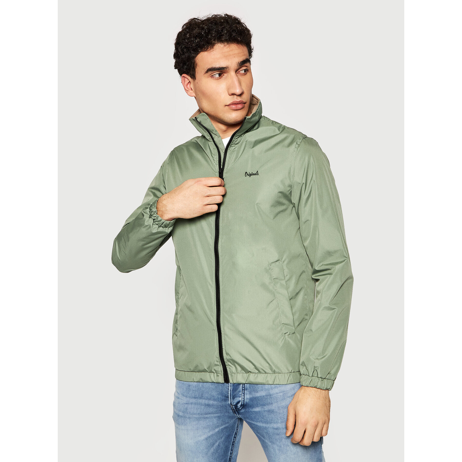 Jack&Jones Geacă Cooper 12184992 Verde Regular Fit - Pled.ro