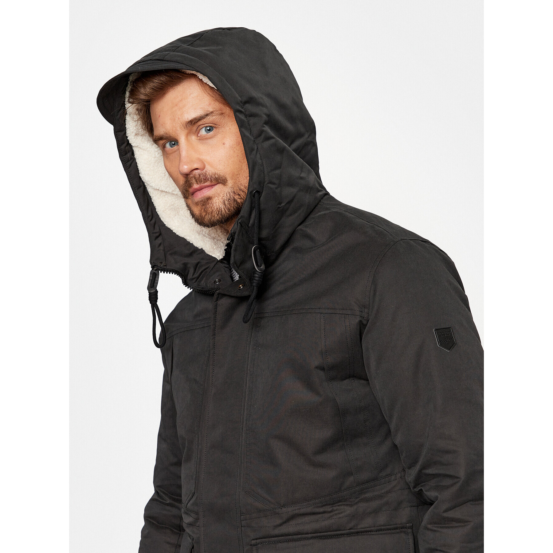 Jack&Jones Geacă de iarnă 12235869 Negru Regular Fit - Pled.ro